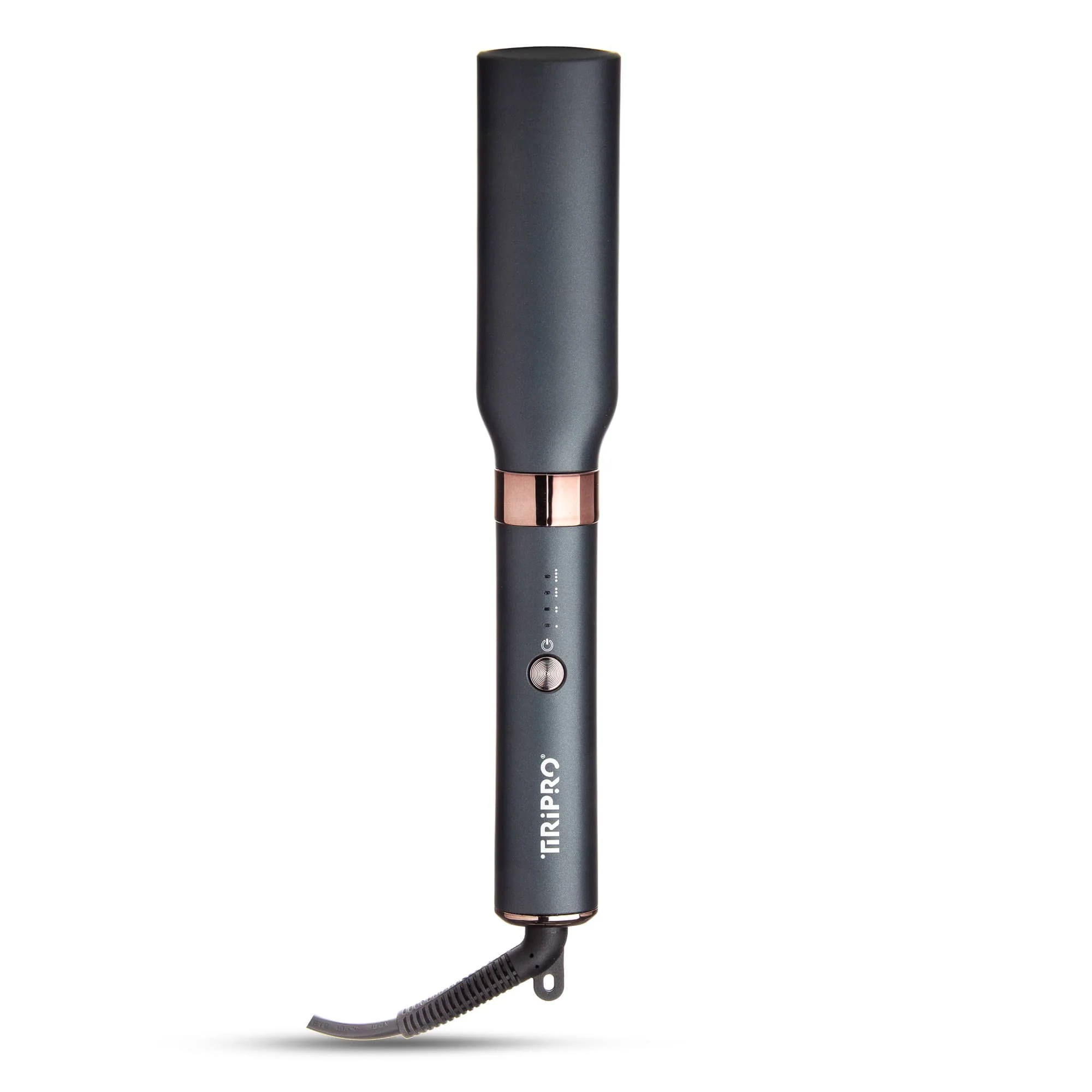 TIRI-PRO - Foldable Hot Brush Hair Straightener with Travel Case – Portable Smoothing Brush with Tourmaline - Image 2