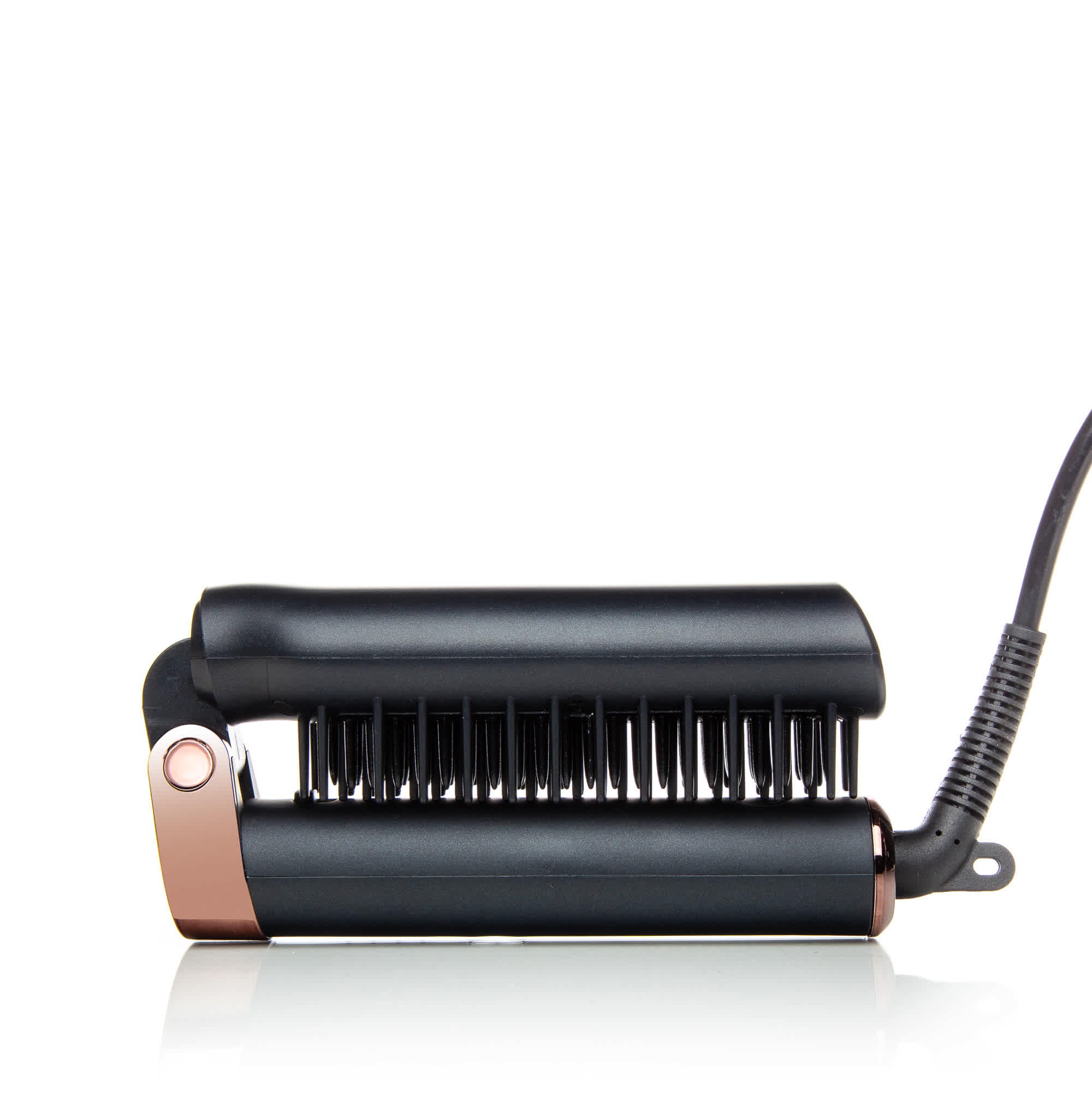 TIRI-PRO - Foldable Hot Brush Hair Straightener with Travel Case – Portable Smoothing Brush with Tourmaline - Image 4
