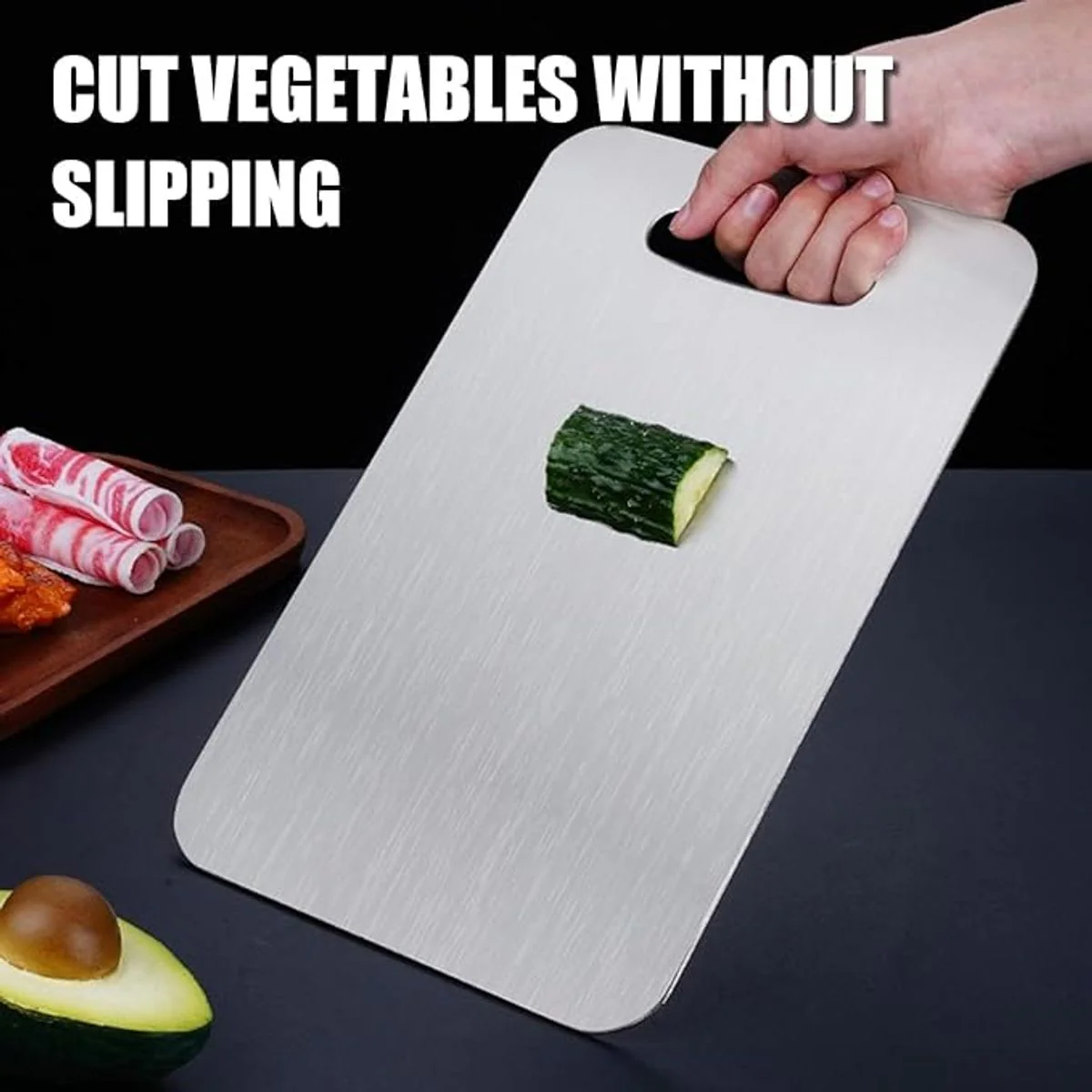 Titanium Non Slip Countertop Chopping Board - Image 2