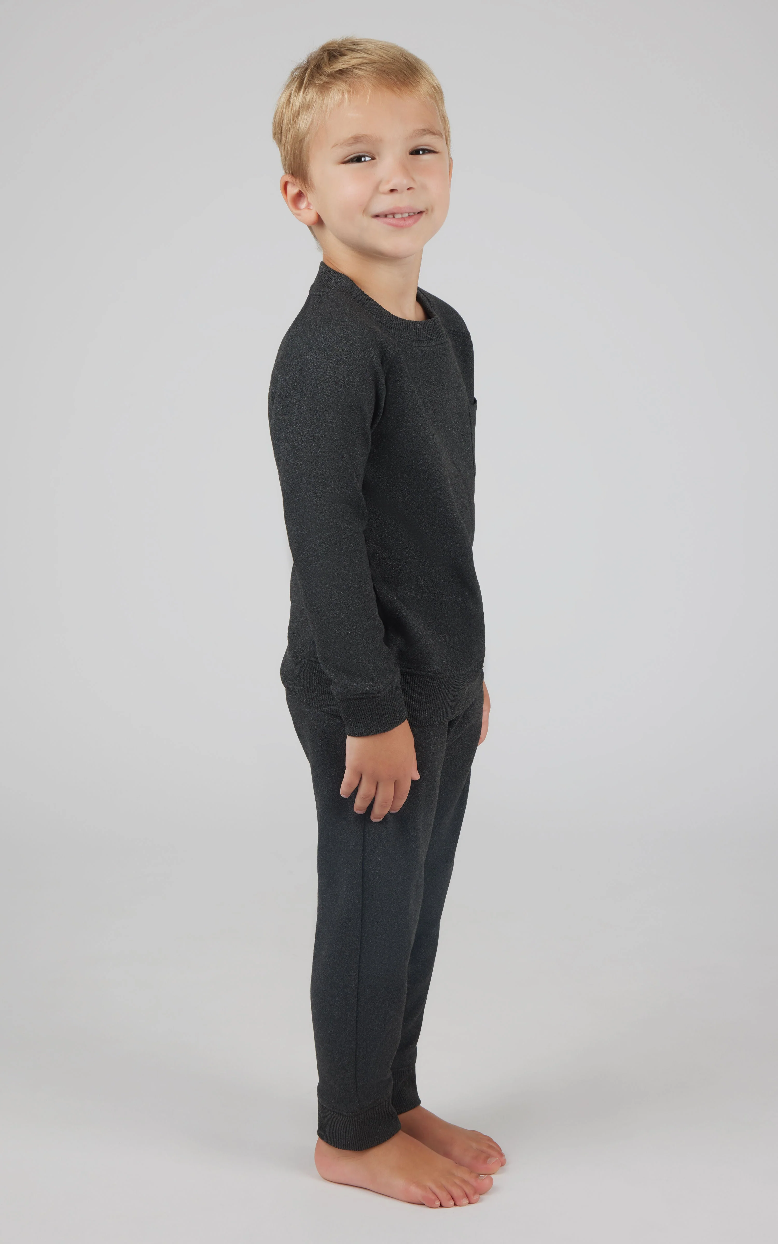 Toddler Boys Fleece Sweatshirt & Jogger Set - Image 3