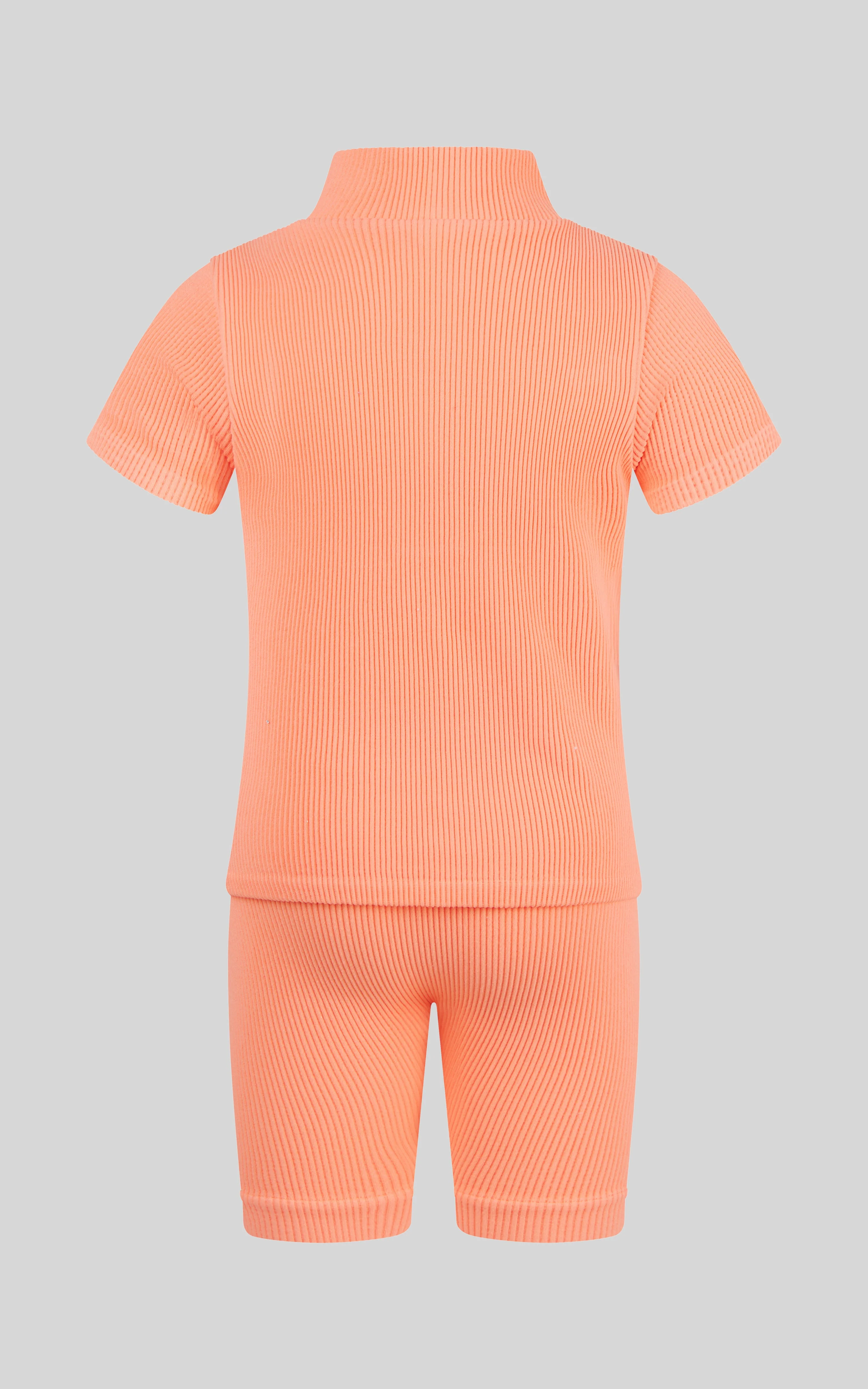 Toddler Girls Rib Seamless Top & Short Set - Image 4