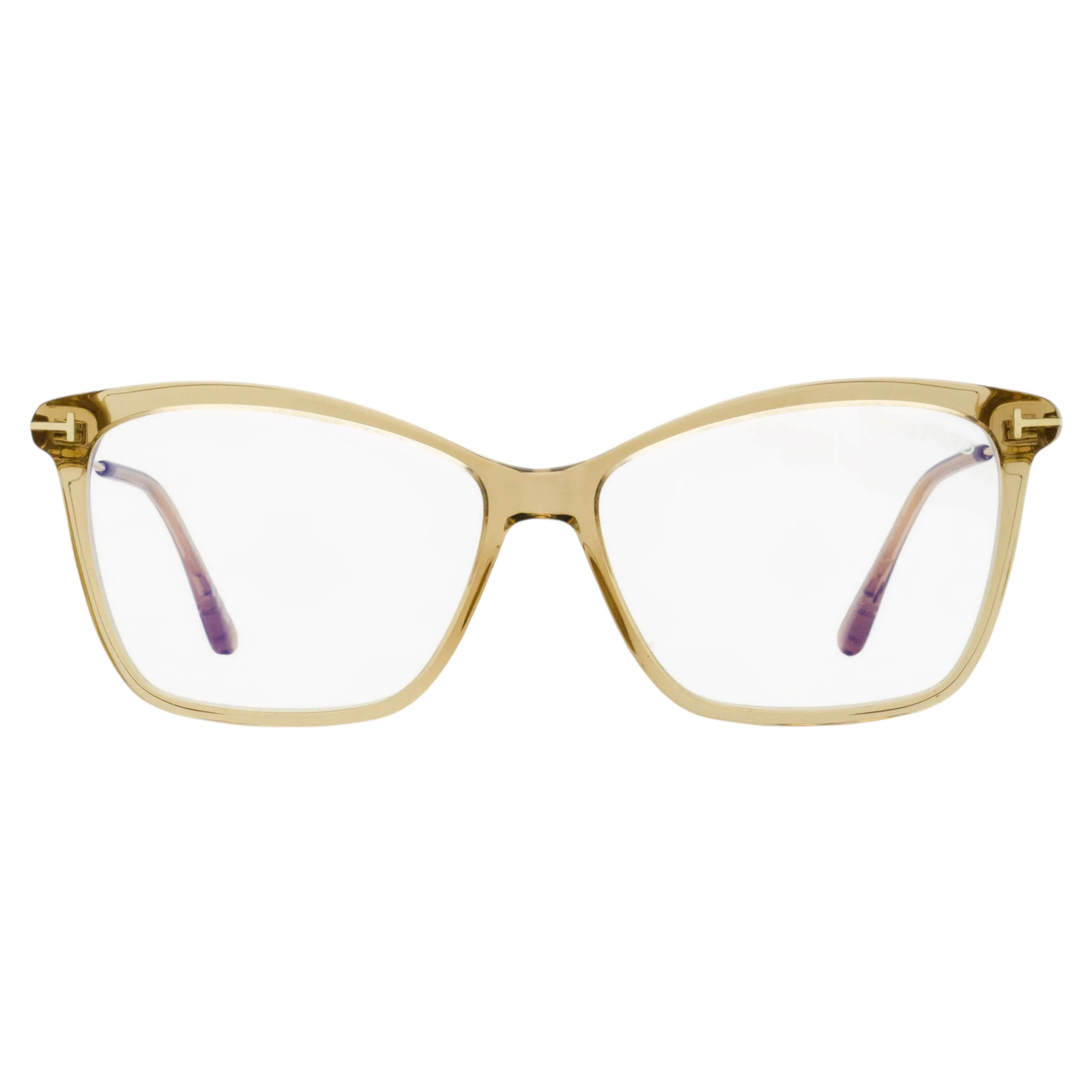 Tom Ford Butterfly Blue Block Eyeglasses TF5687-B 001 Black/Gold 56mm Ft5687 - Image 4