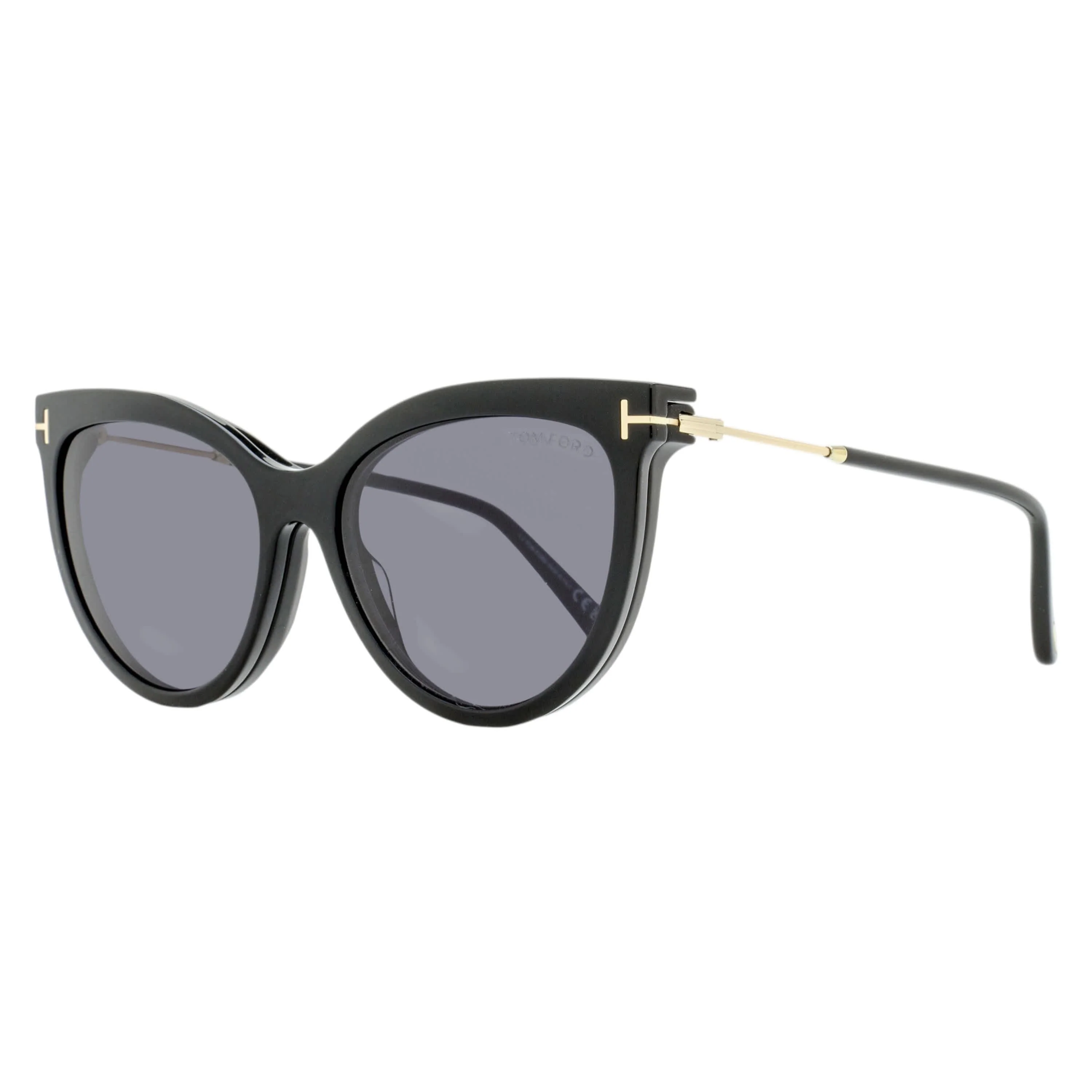 Tom Ford Magnetic Clip-on Eyeglasses TF5994-B 001 Black/Gold 56mm Ft5994 - Image 2