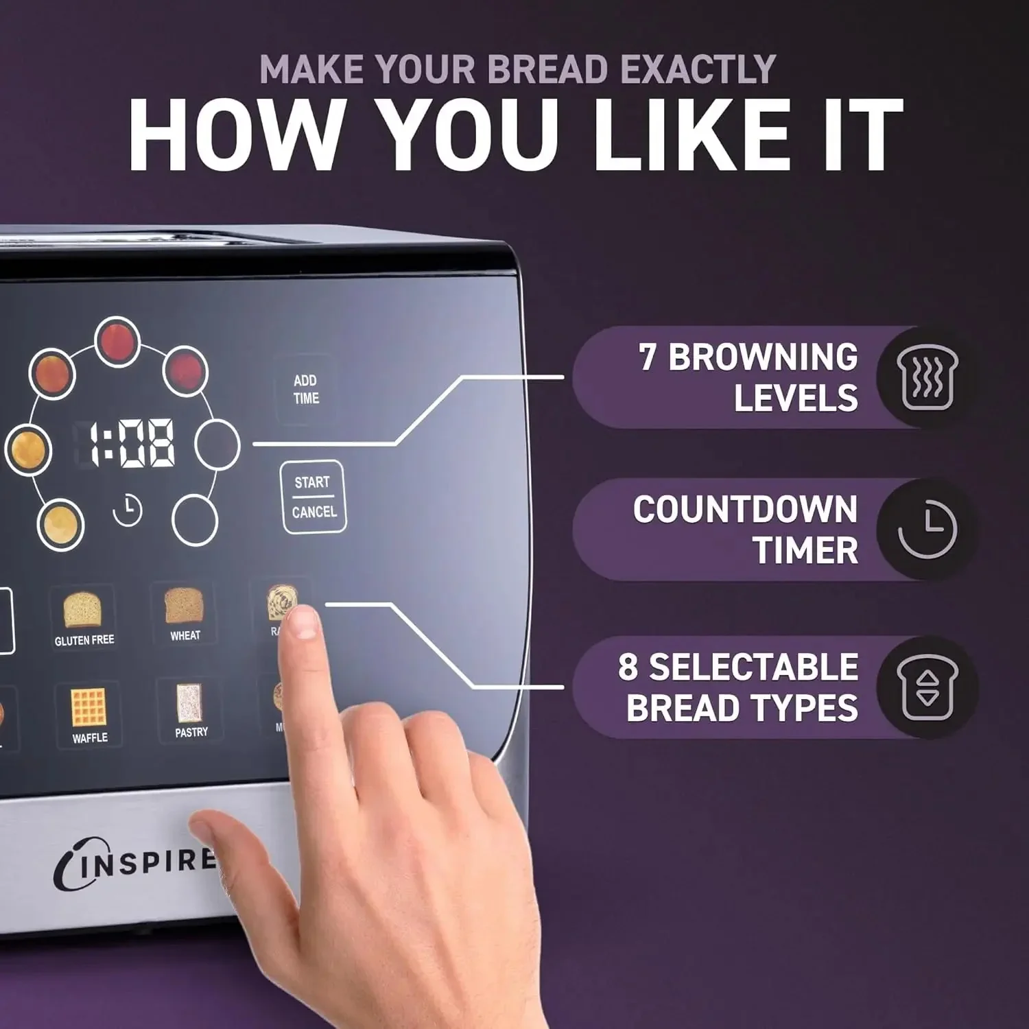 Touch Screen Smart Toaster - Image 3