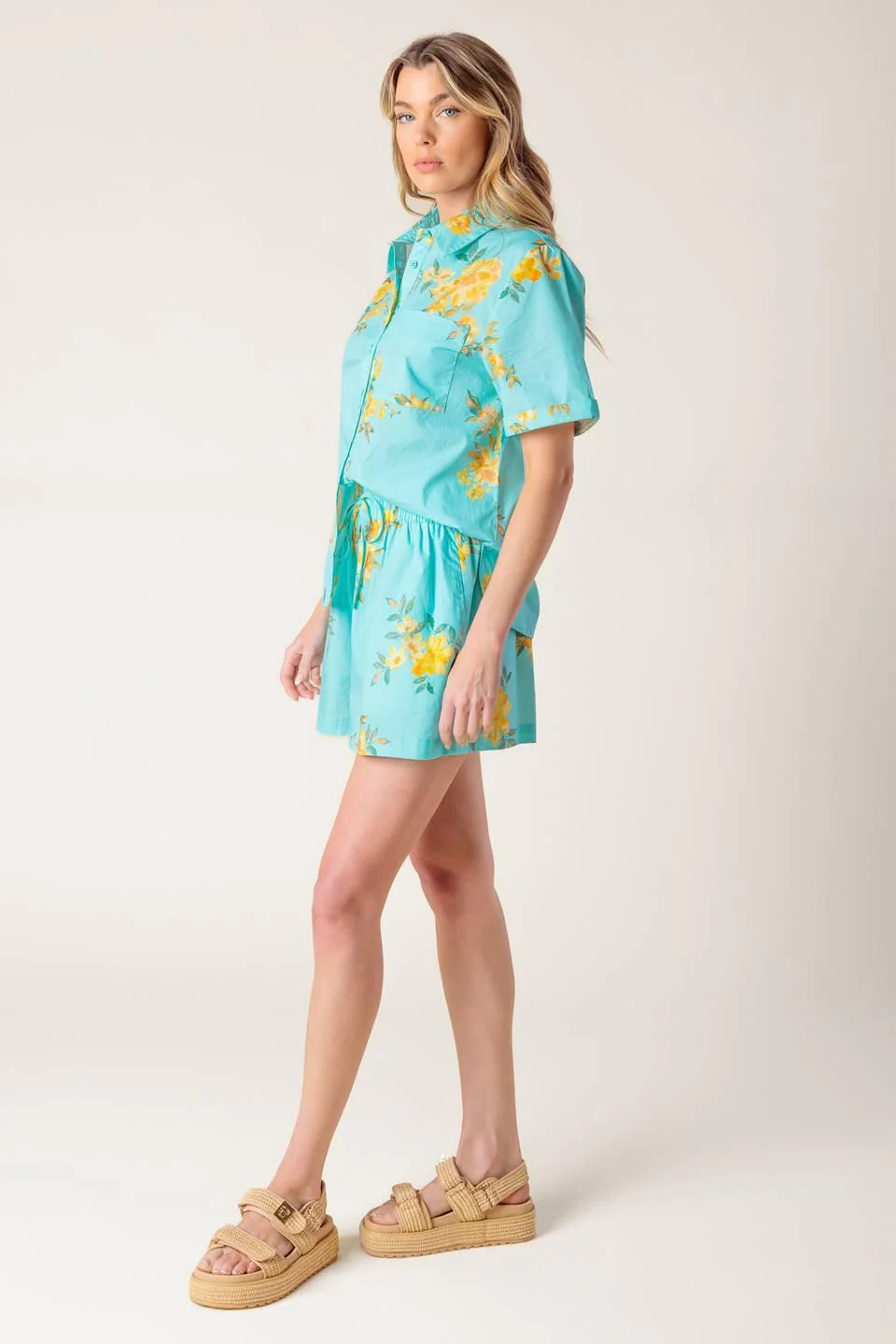 Treasured Times Woven Top and Short Set - Image 5