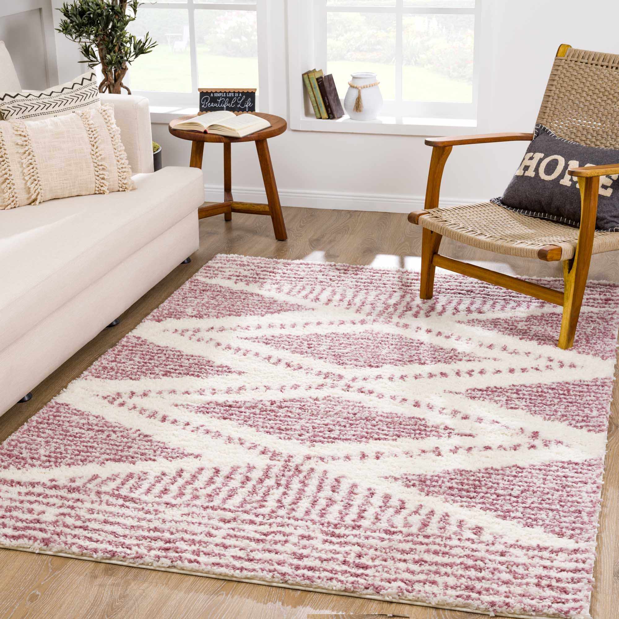 Trunding Plush in Pink Area Rug - Image 12