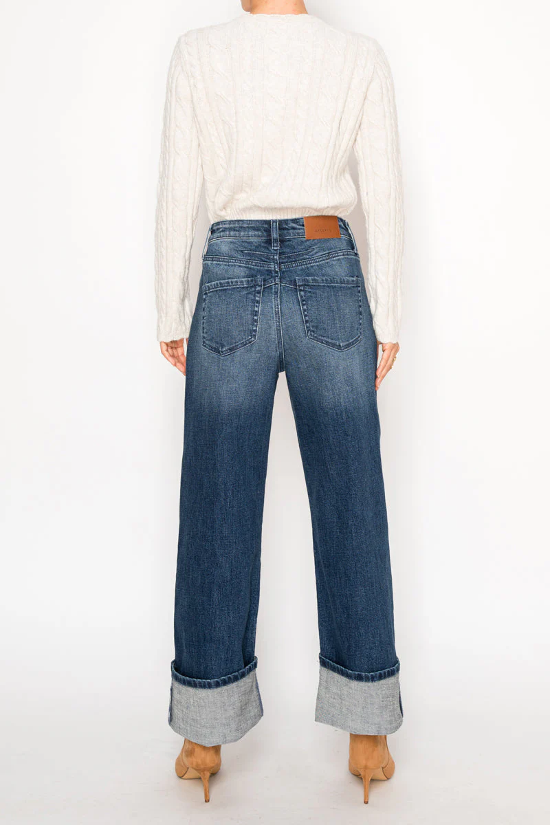 Tummy Control High Rise A-wide Jeans - Image 18