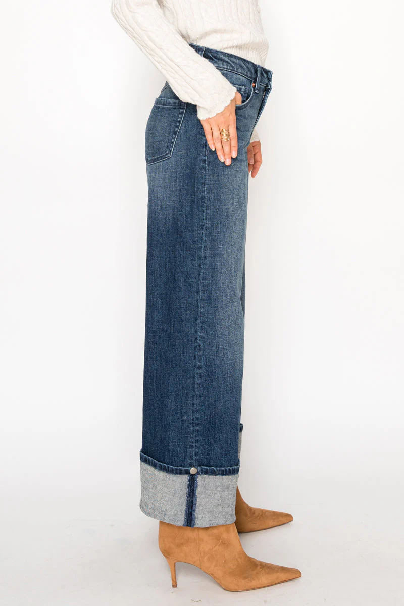 Tummy Control High Rise A-wide Jeans - Image 3