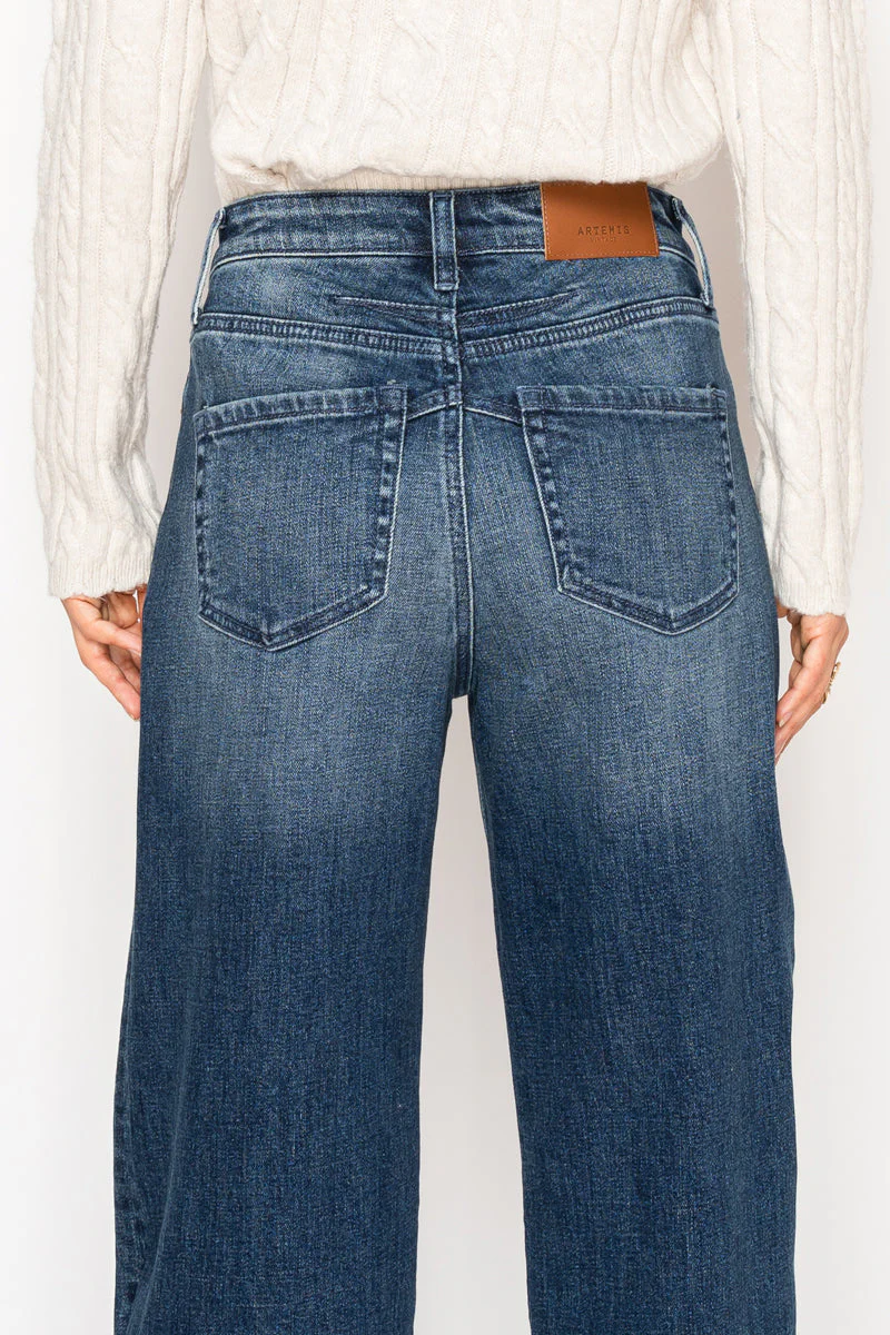 Tummy Control High Rise A-wide Jeans - Image 9