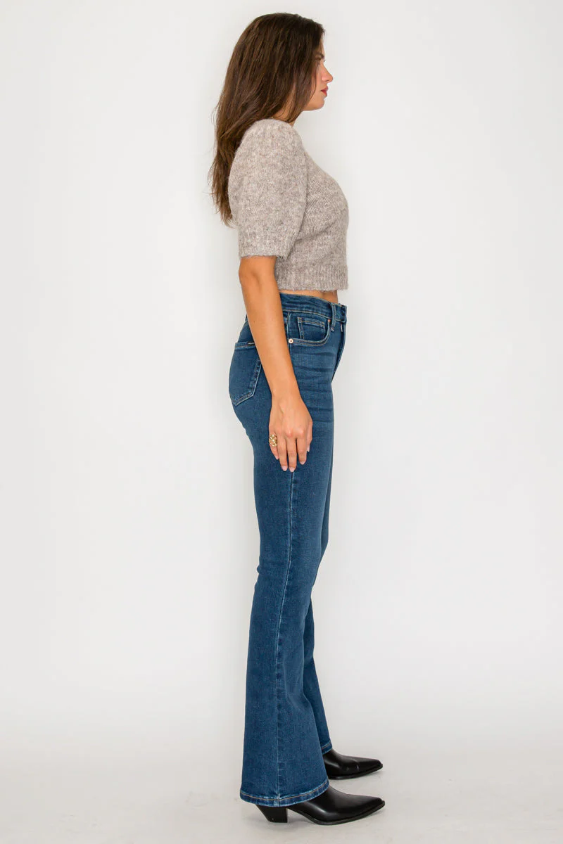 Tummy Control High Rise Bootcut Jeans - Image 3