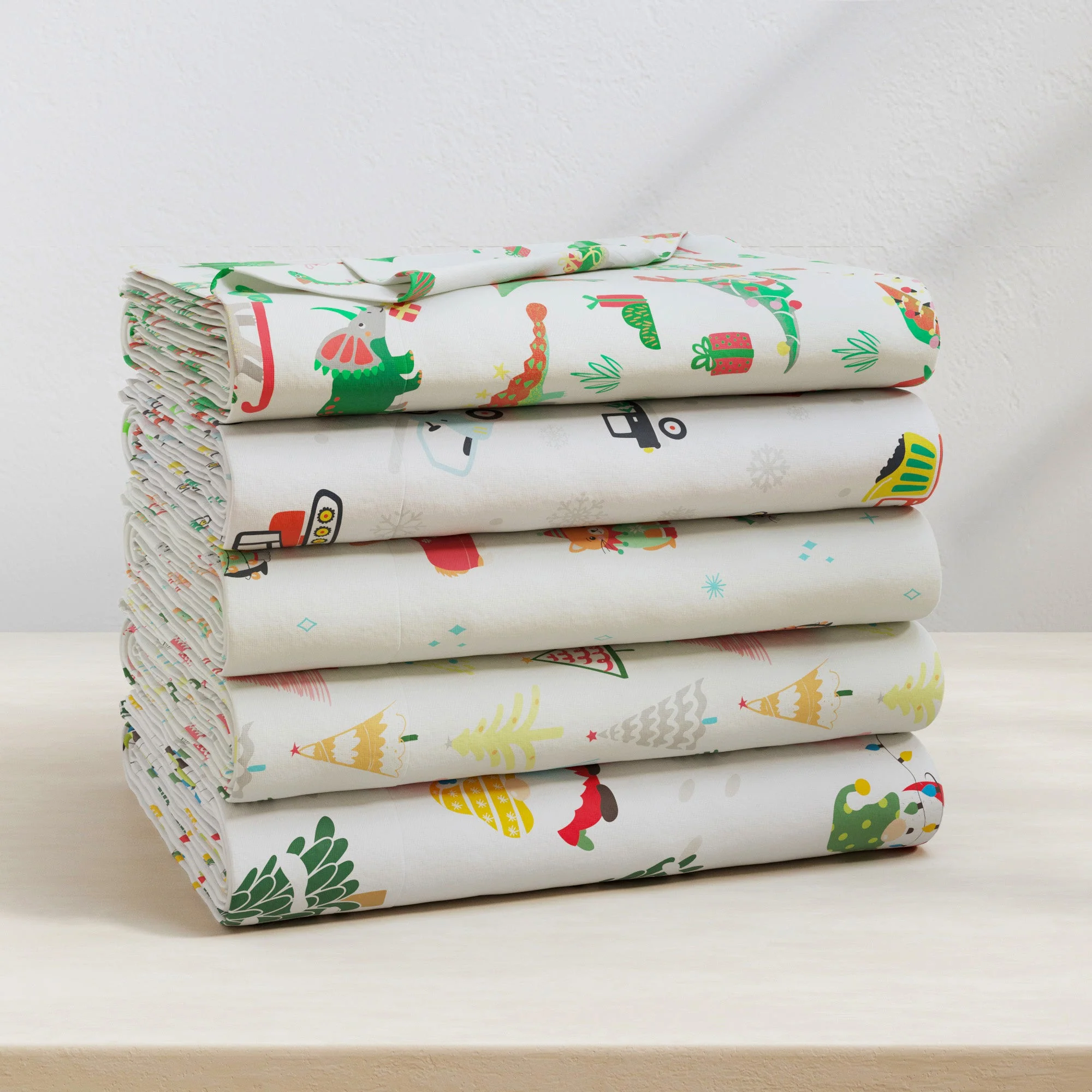 Turkish Cotton Christmas Flannel Sheet - Whittaker Collection - Image 39