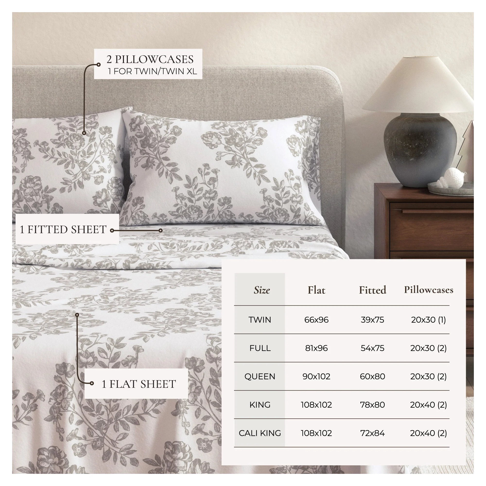 Turkish Cotton Flannel Sheet - Belle Collection - Image 46