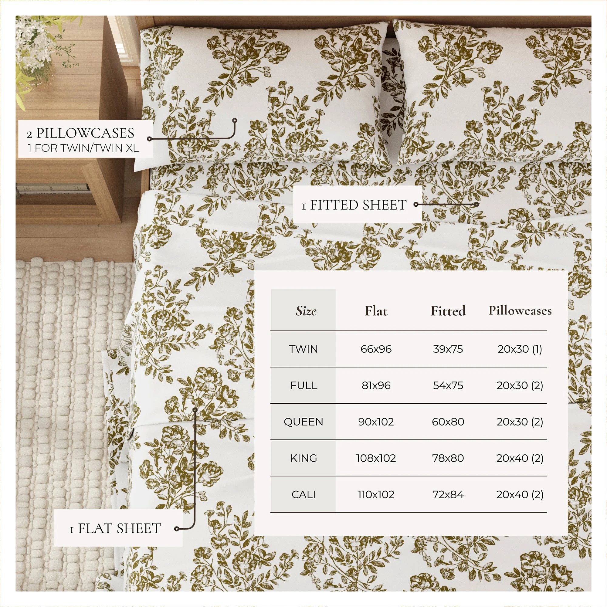 Turkish Cotton Flannel Sheet - Belle Collection - Image 59