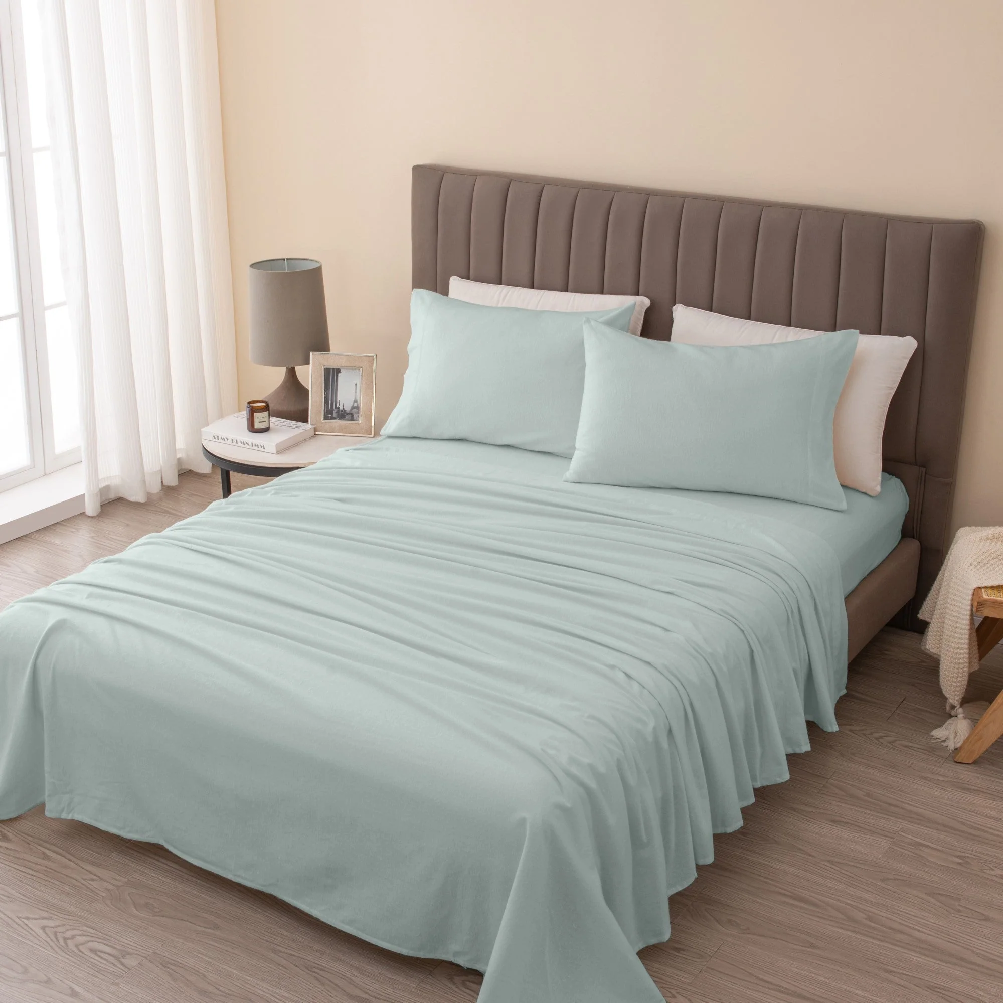 Turkish Cotton Flannel Sheet - Raye Collection - Image 6