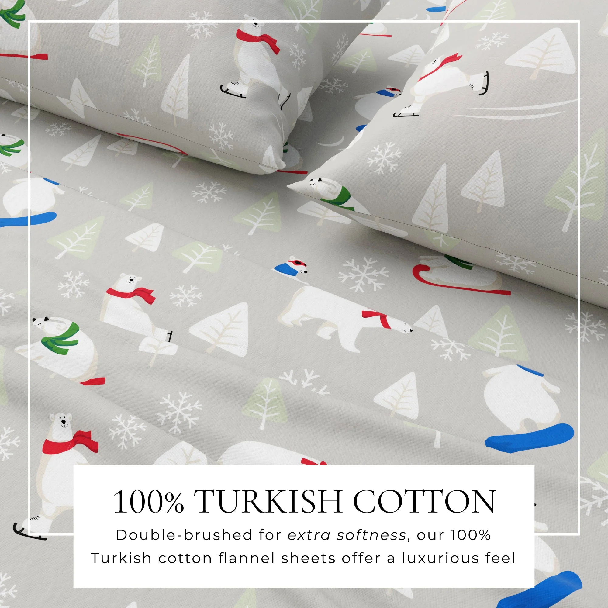 Turkish Cotton Flannel Sheet - Stratton Collection - Image 43