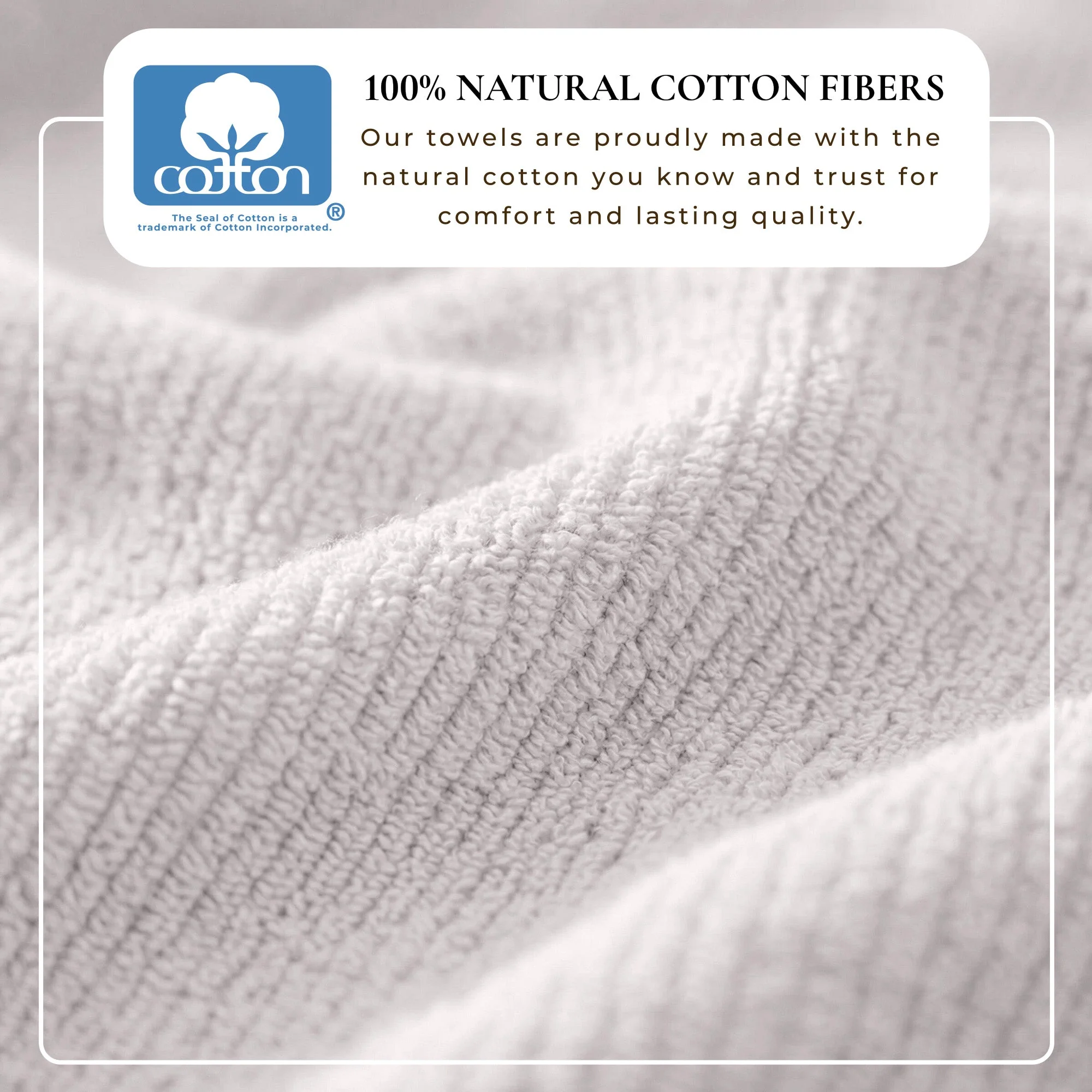 Turkish Cotton Ribbed 6-Piece Bath Towel Set - Georgiana Collection - Image 14