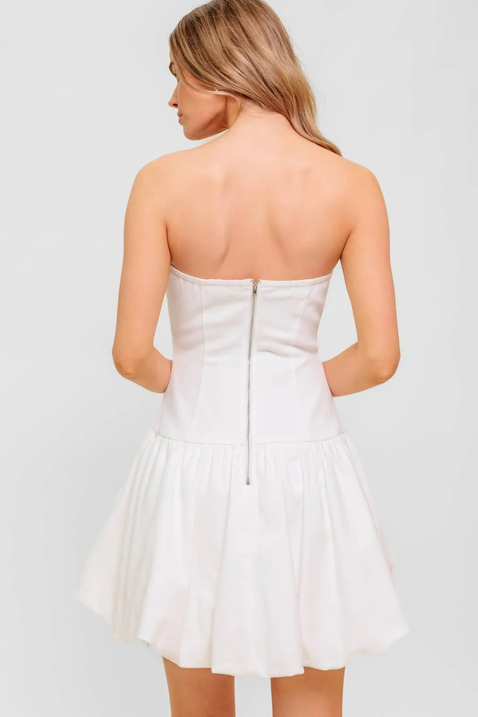 Twilight Wish Woven Twill Mini Dress - Image 2
