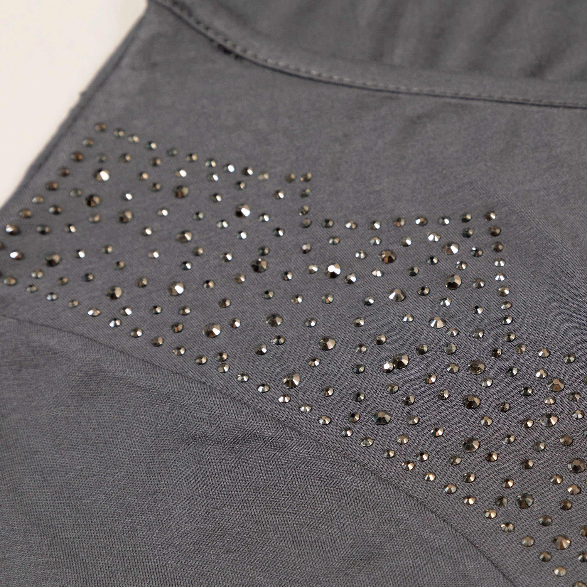 Twist Tie-Front Short Sleeve Dress with Rhinestones - Image 14