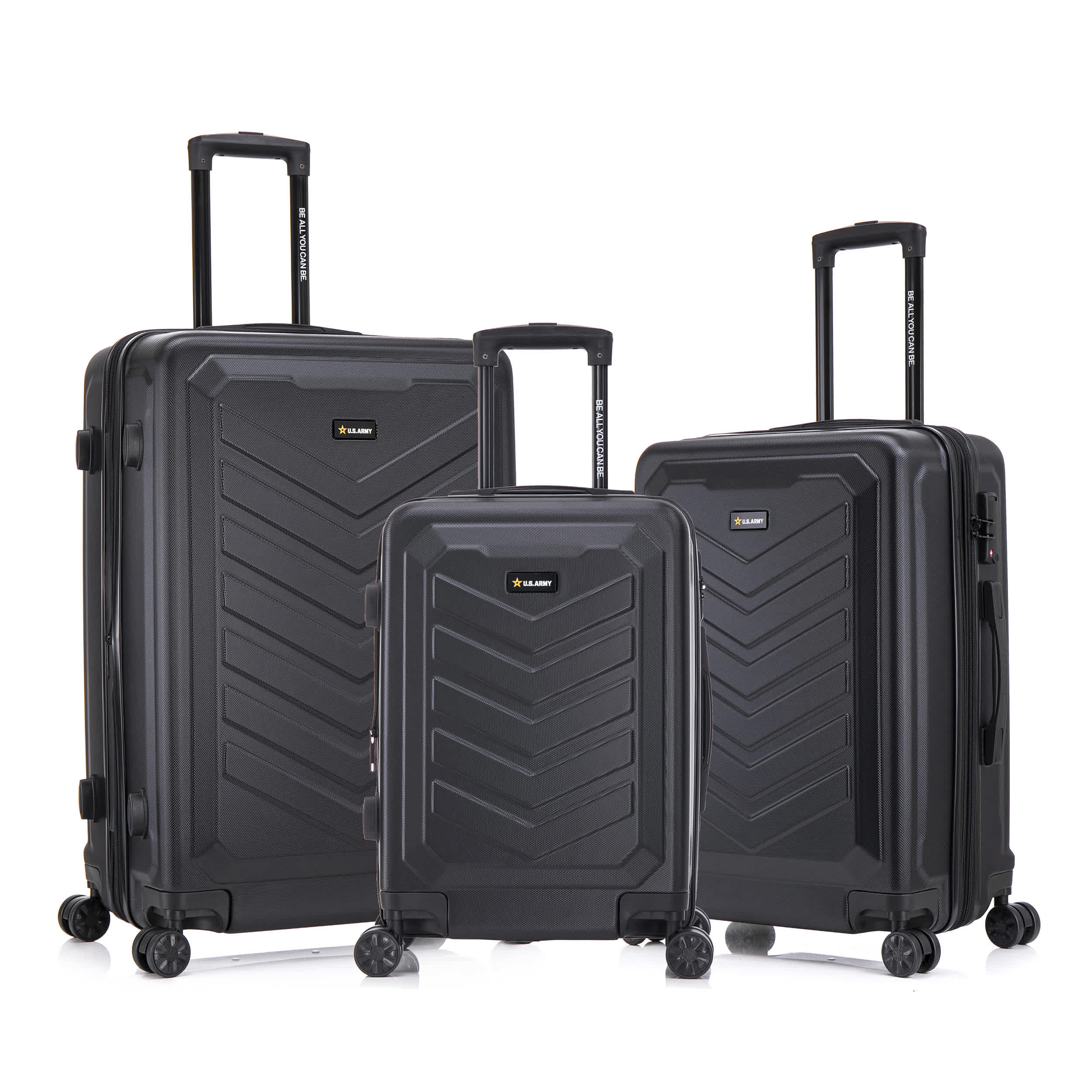 U.S. ARMY FOX PRO Expandable Carry-On Suitcase with TSA Lock - Image 4