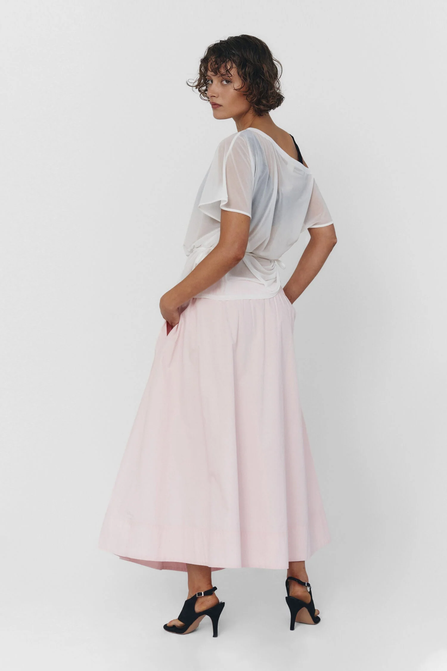 Uiara Skirt in Baby Pink - Image 6