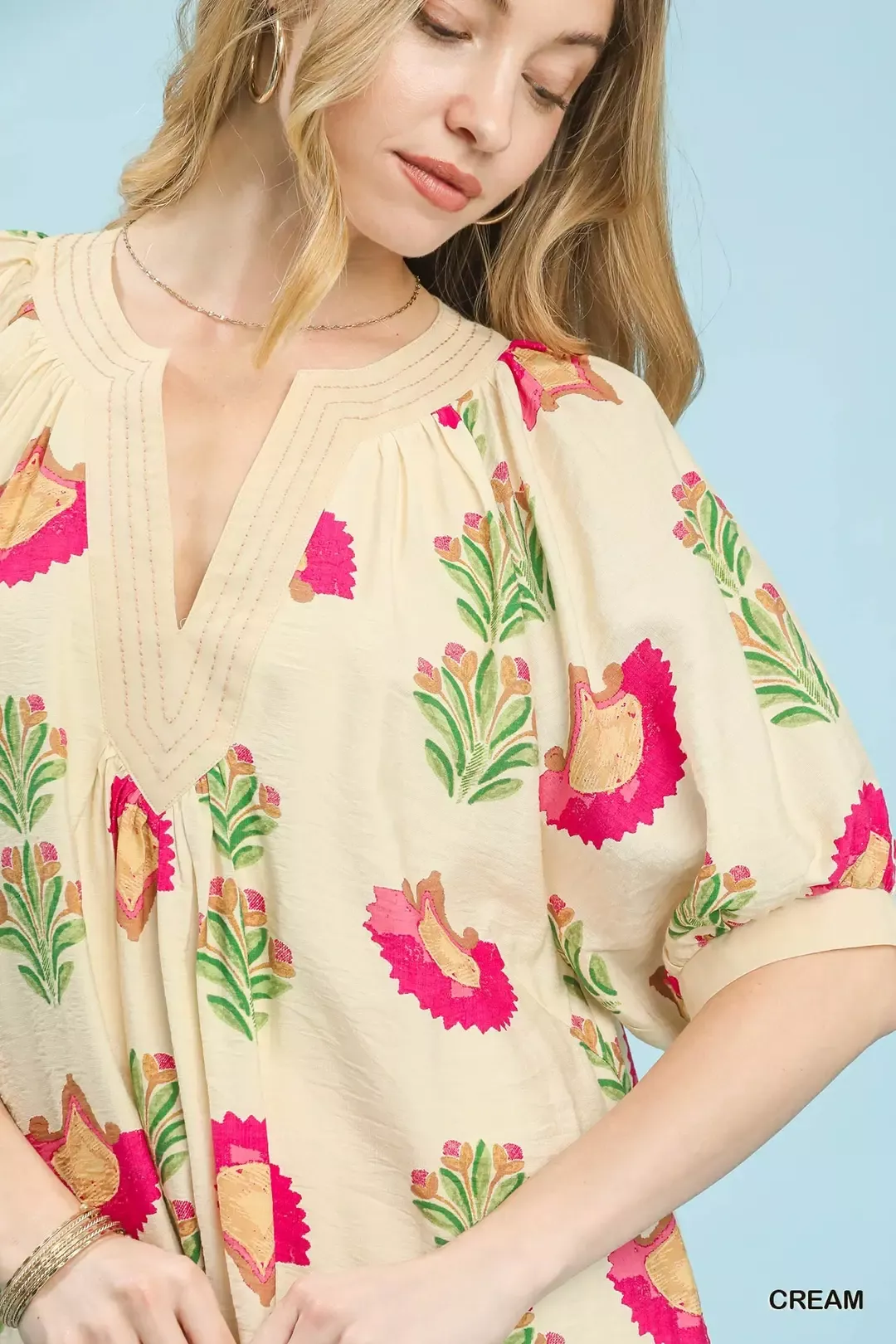 Umgee Abstract Print Mini Dress - Image 4