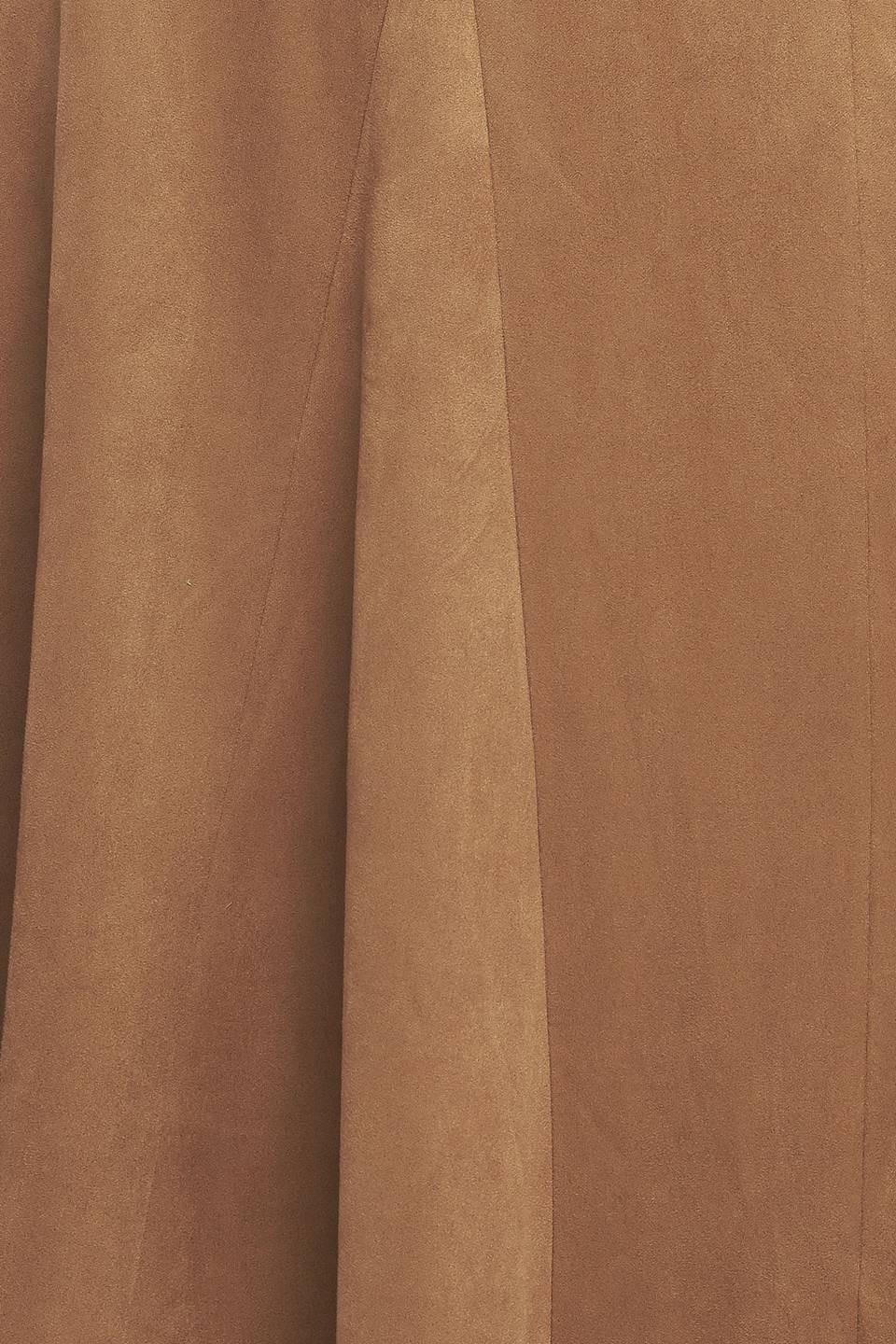 Urban Chic Faux Suede Midi Skirt - Image 5