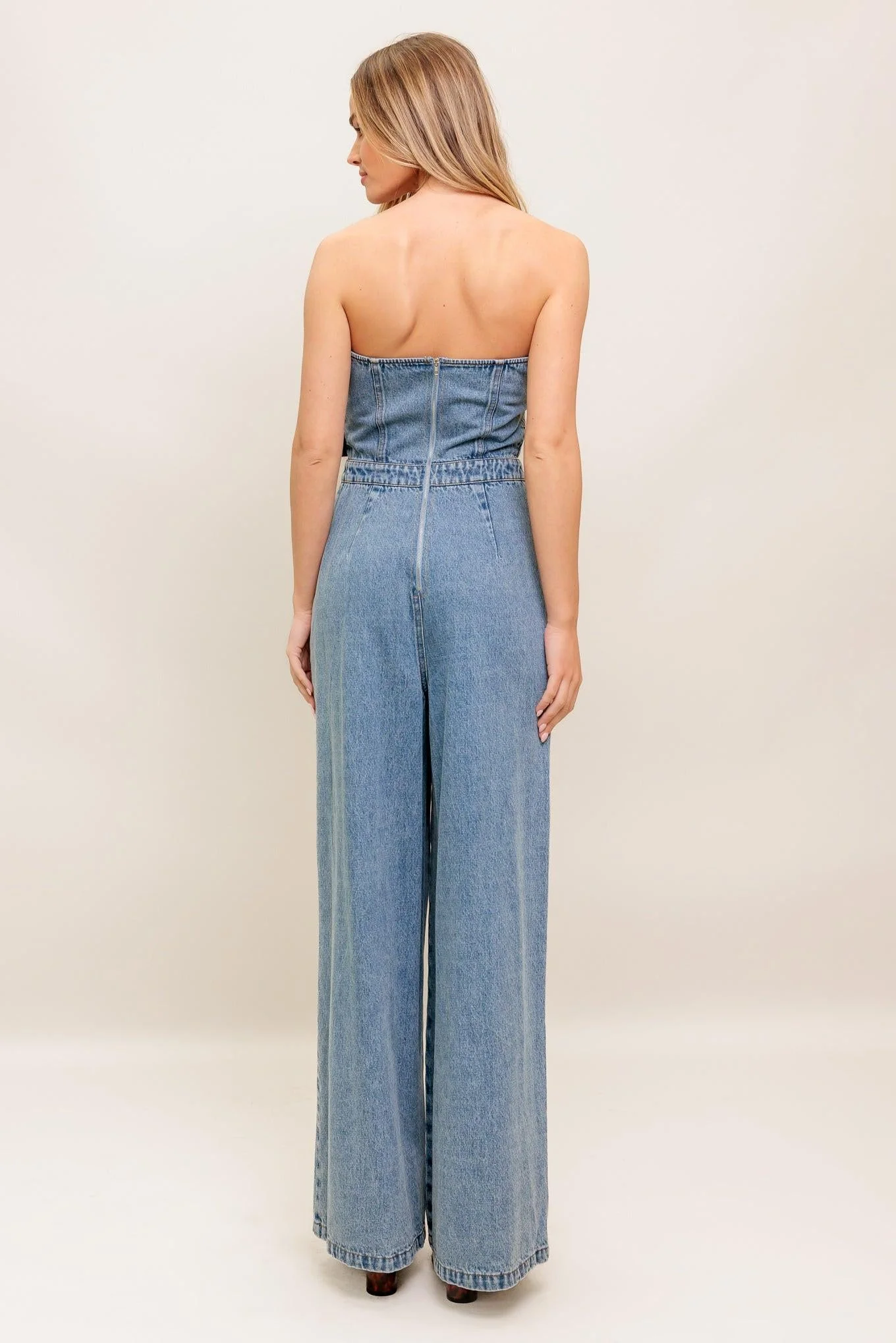 Urban Harness Denim Jumpsuit - Image 4