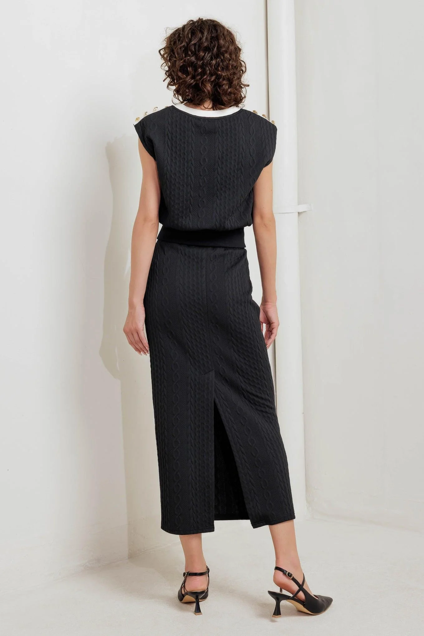 Urban Luxe Command Knit Midi Skirt - Image 8