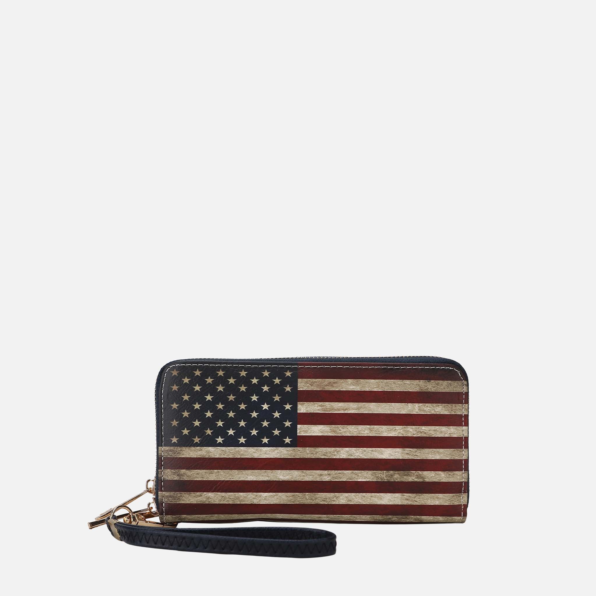 Uriel Printed Flag Wallet - Image 3