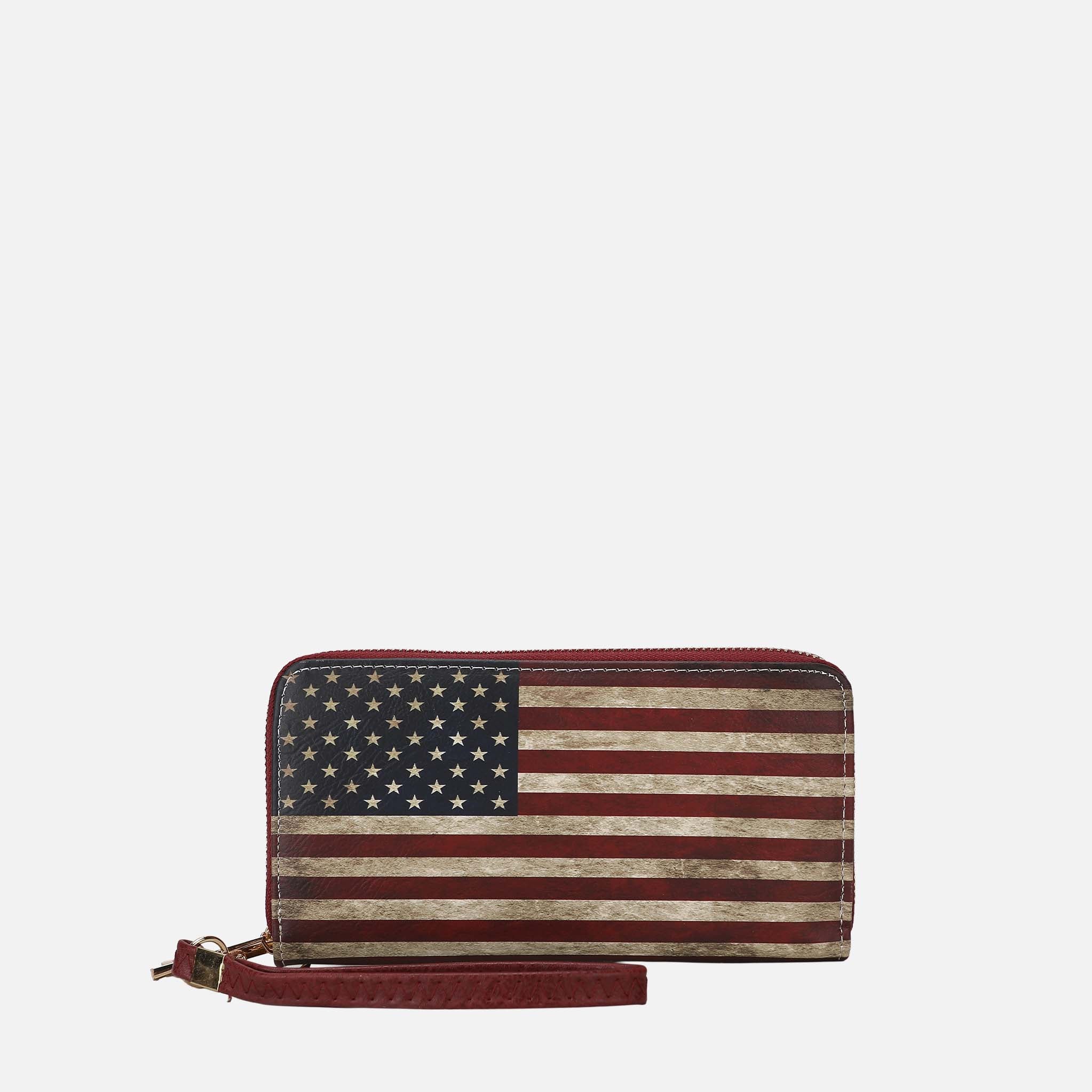 Uriel Printed Flag Wallet - Image 6