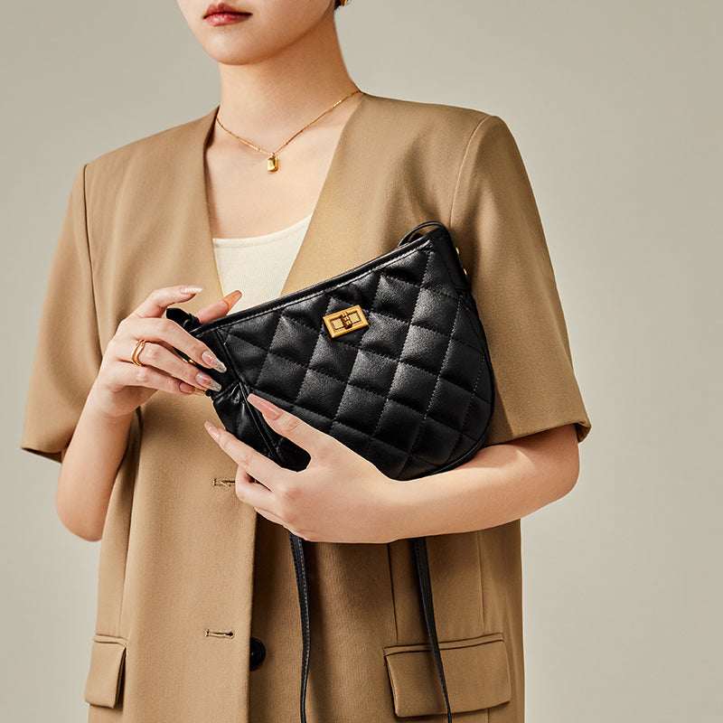 Vault Quilted Leather Crossbody Shoulder Bag - Image 6