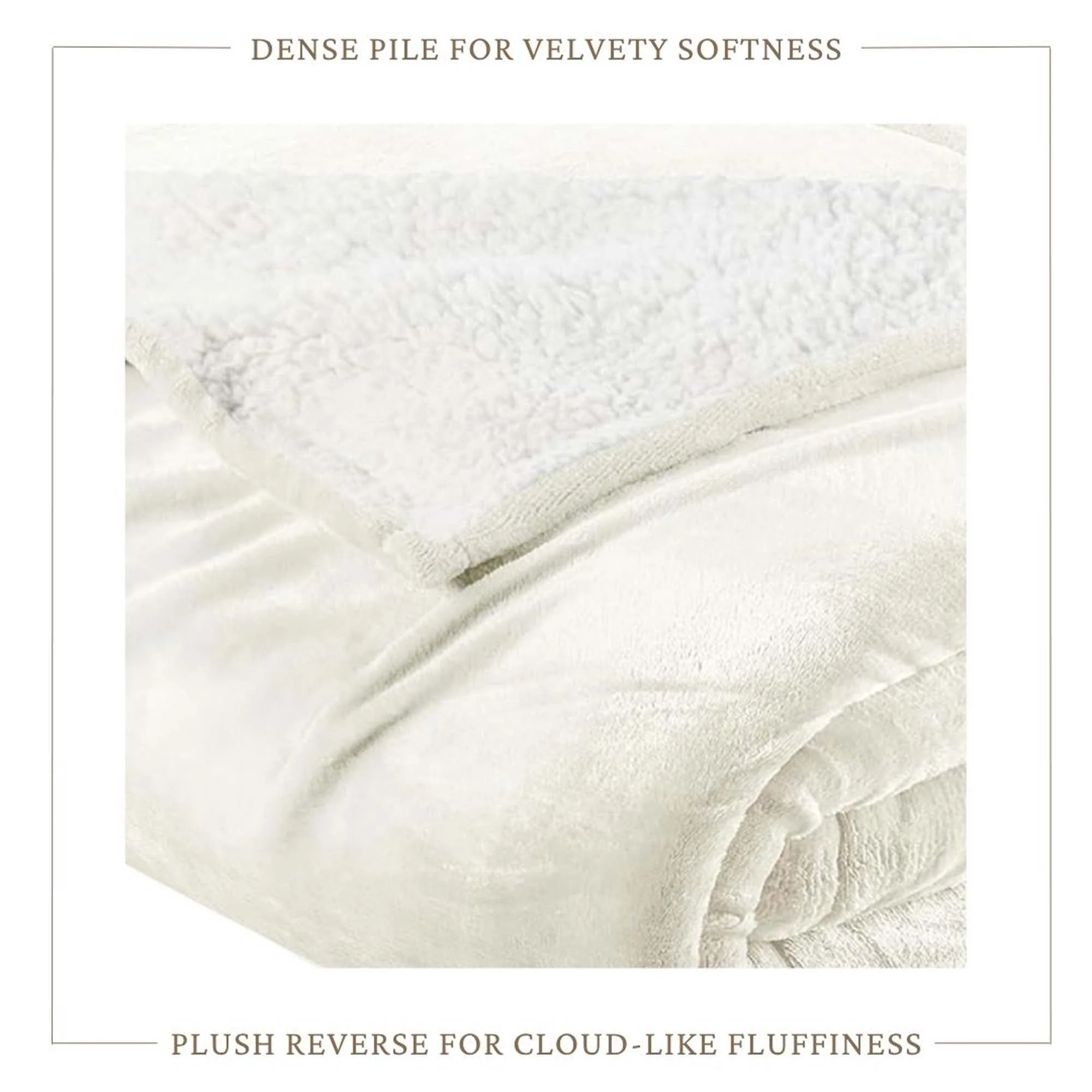 Velvet Plush Sherpa Bed Blanket - Sherpa Fleece Collection - Image 10