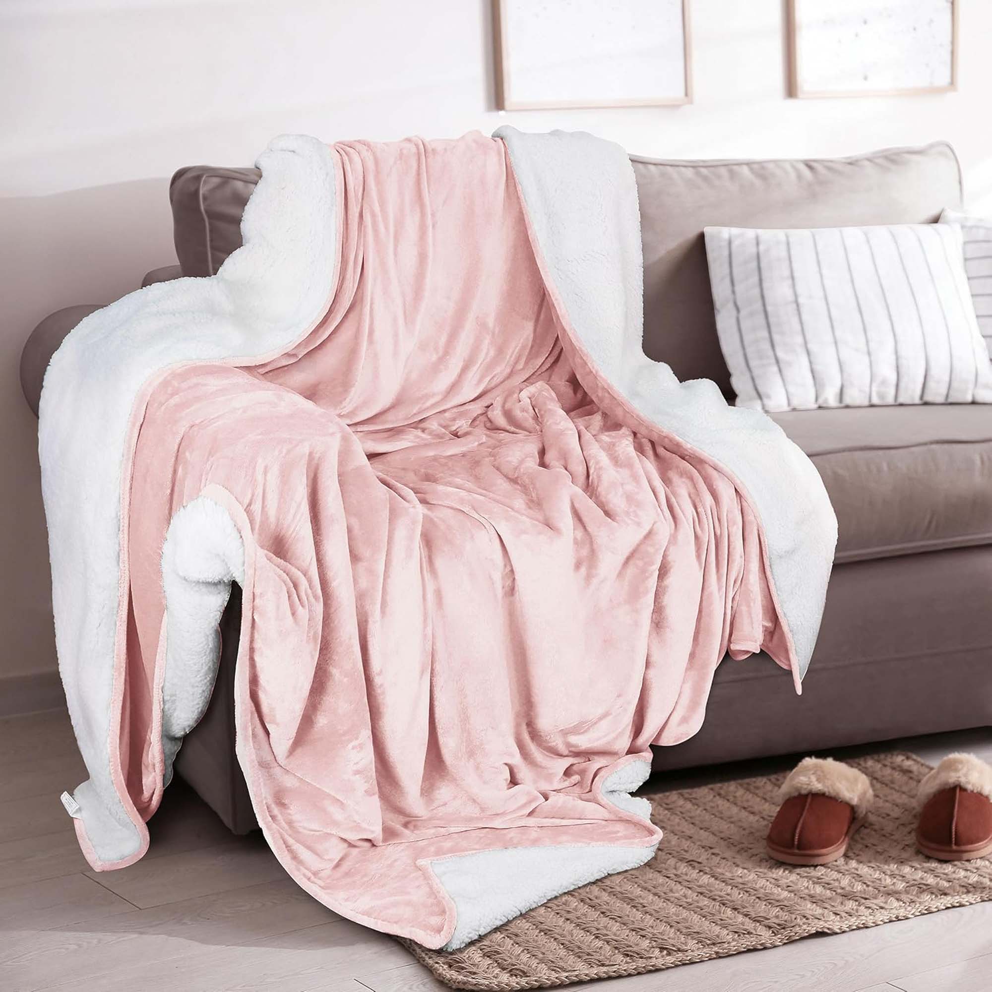 Velvet Plush Sherpa Bed Blanket - Sherpa Fleece Collection - Image 17