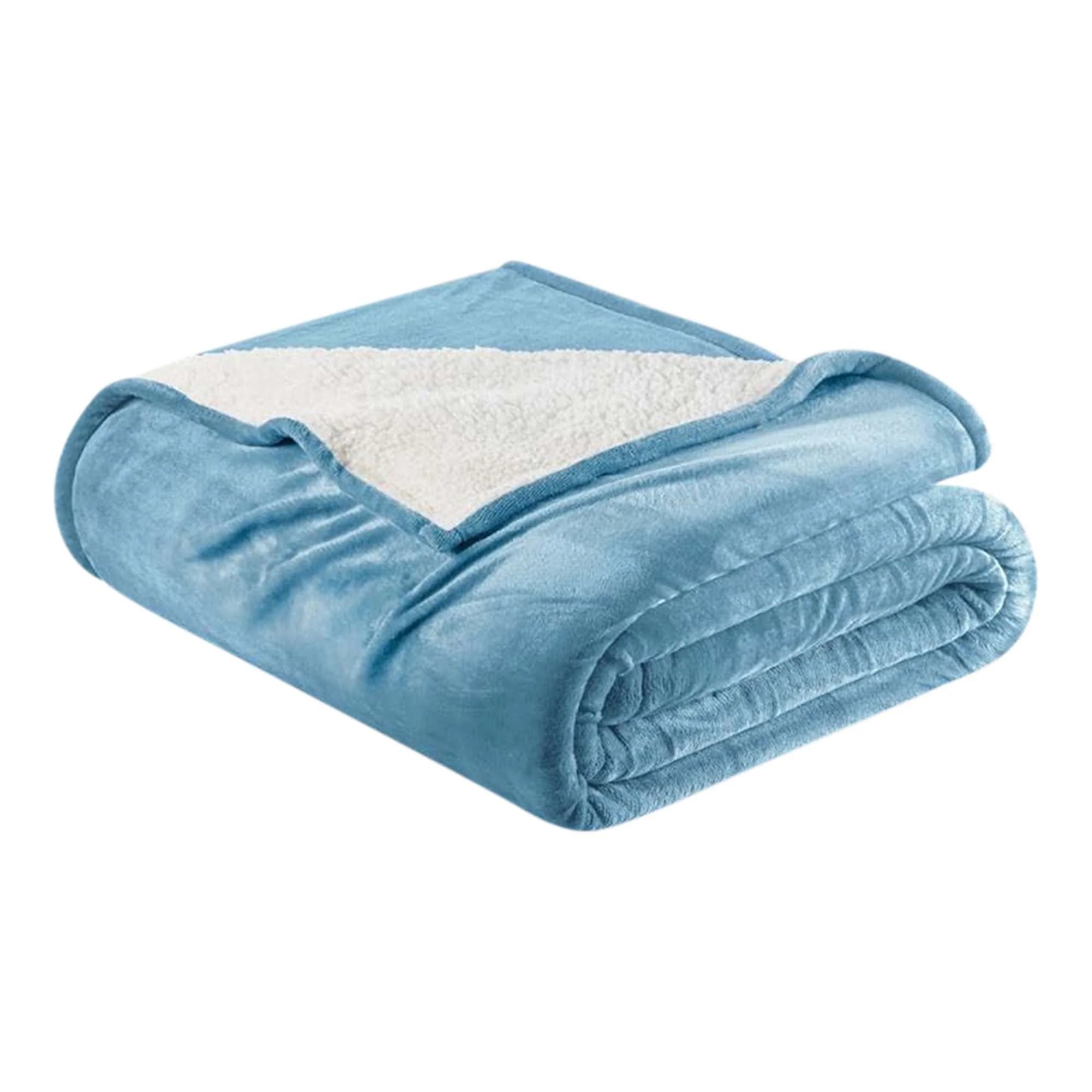 Velvet Plush Sherpa Bed Blanket - Sherpa Fleece Collection - Image 21