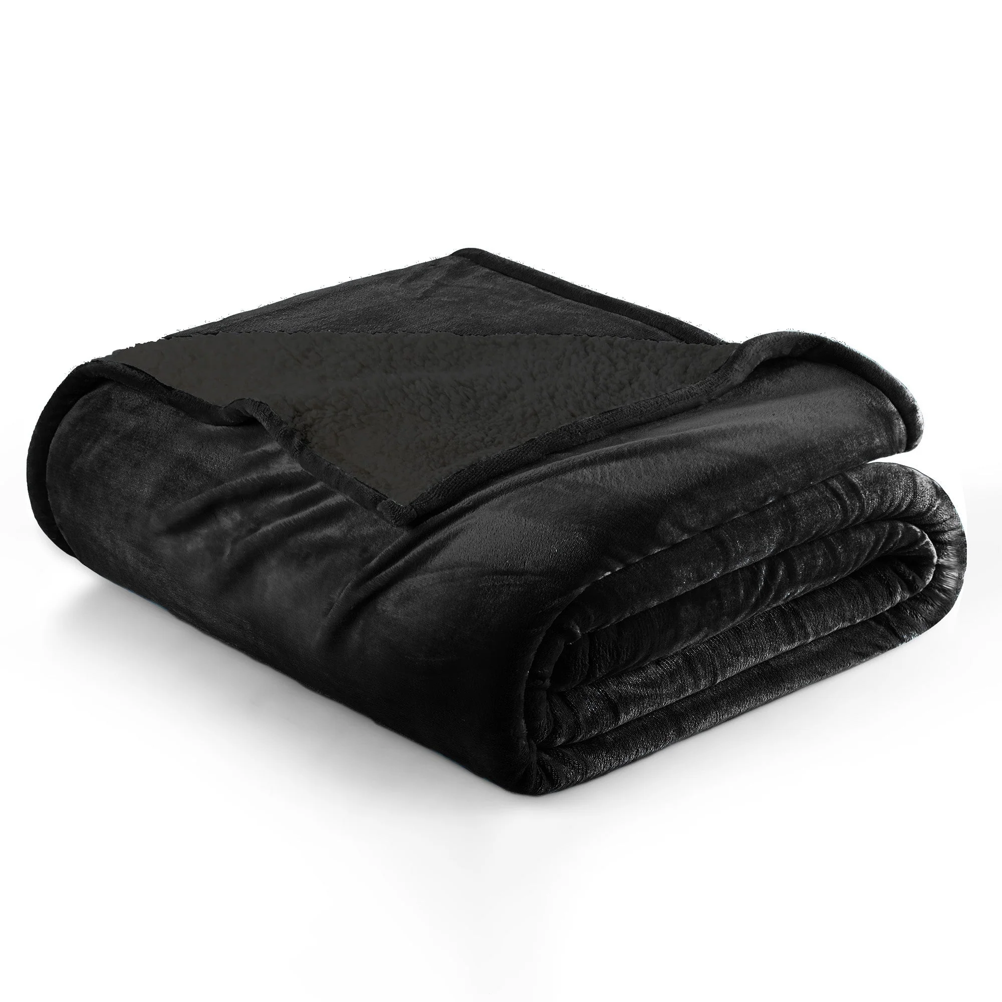 Velvet Plush Sherpa Bed Blanket - Sherpa Fleece Collection - Image 35