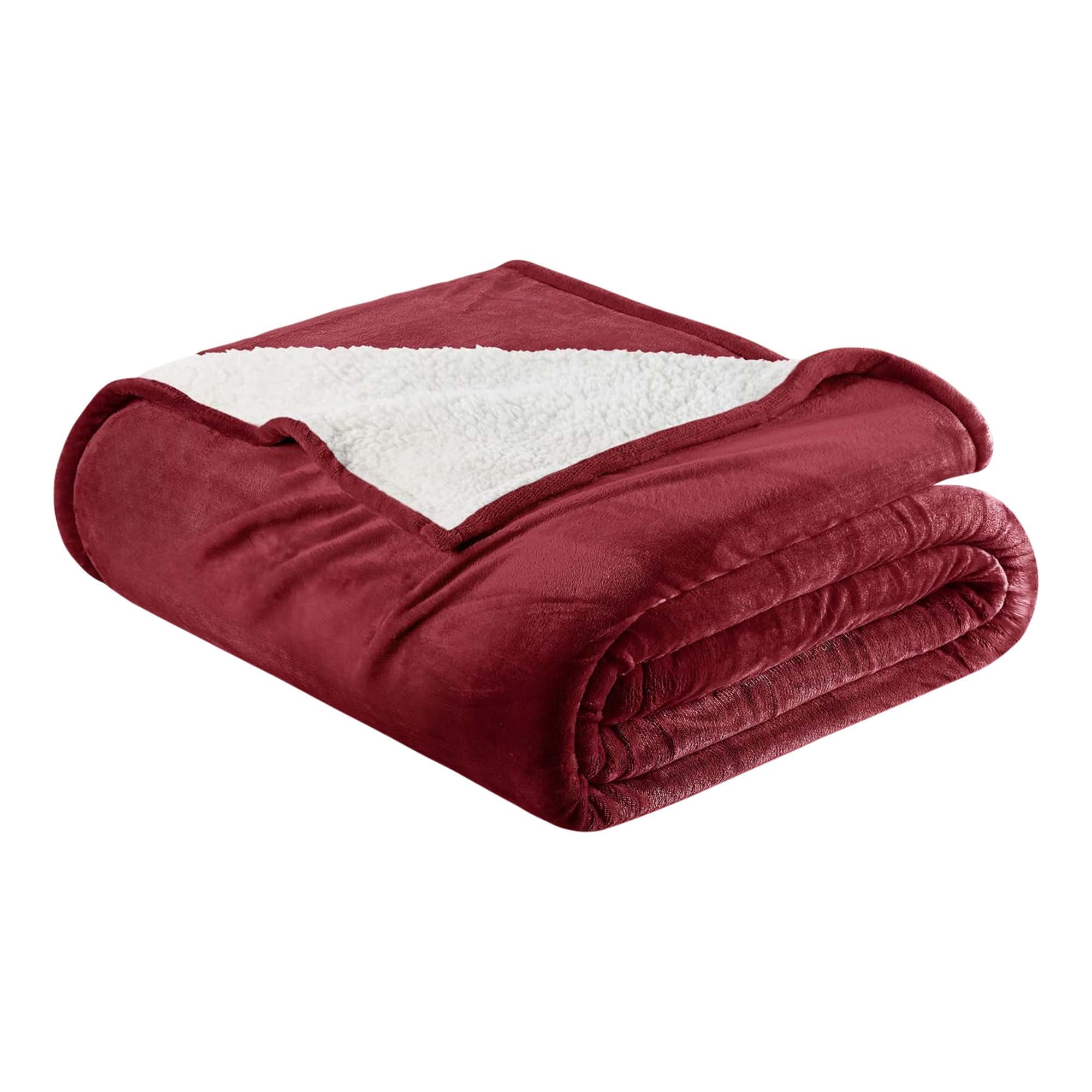 Velvet Plush Sherpa Bed Blanket - Sherpa Fleece Collection - Image 40