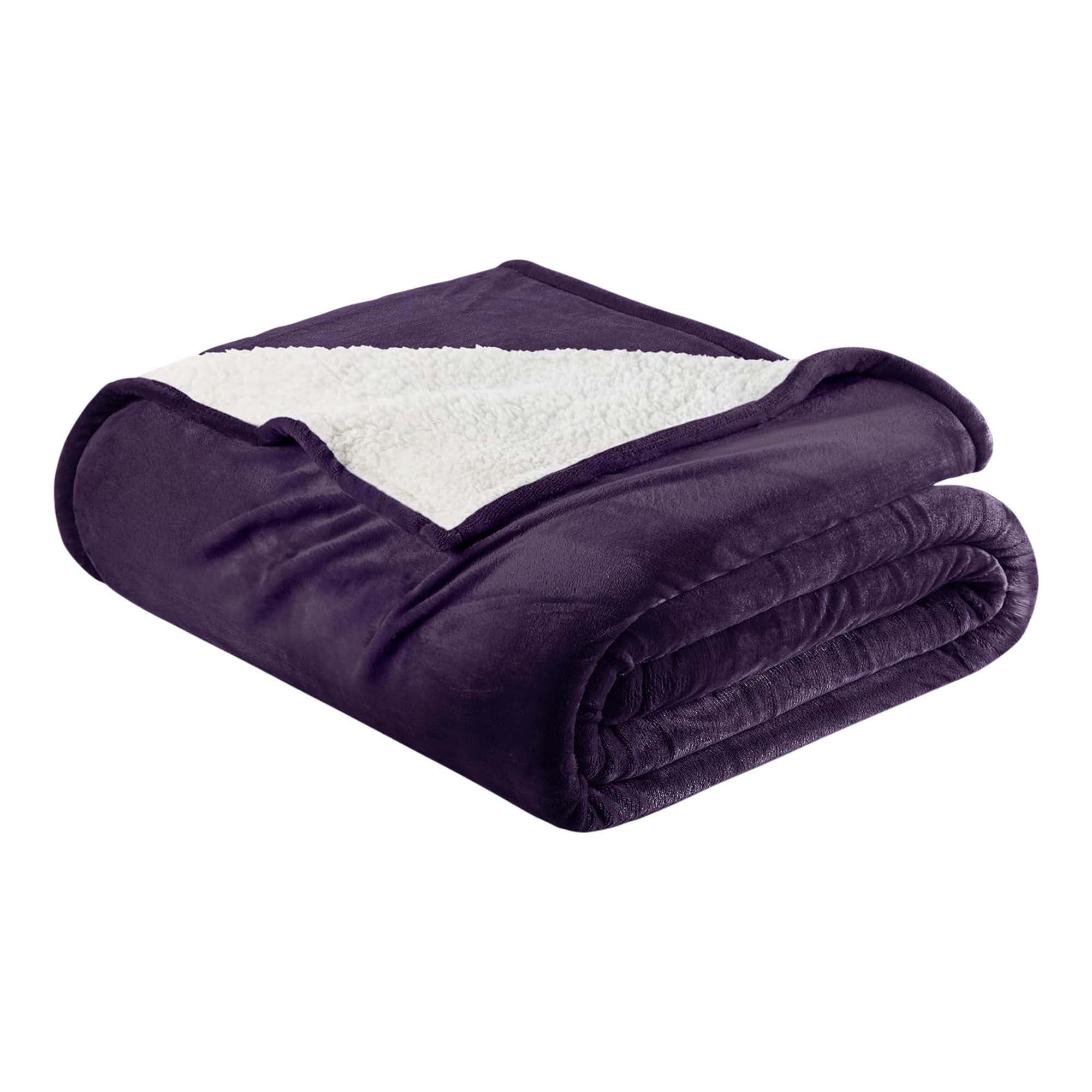 Velvet Plush Sherpa Bed Blanket - Sherpa Fleece Collection - Image 45