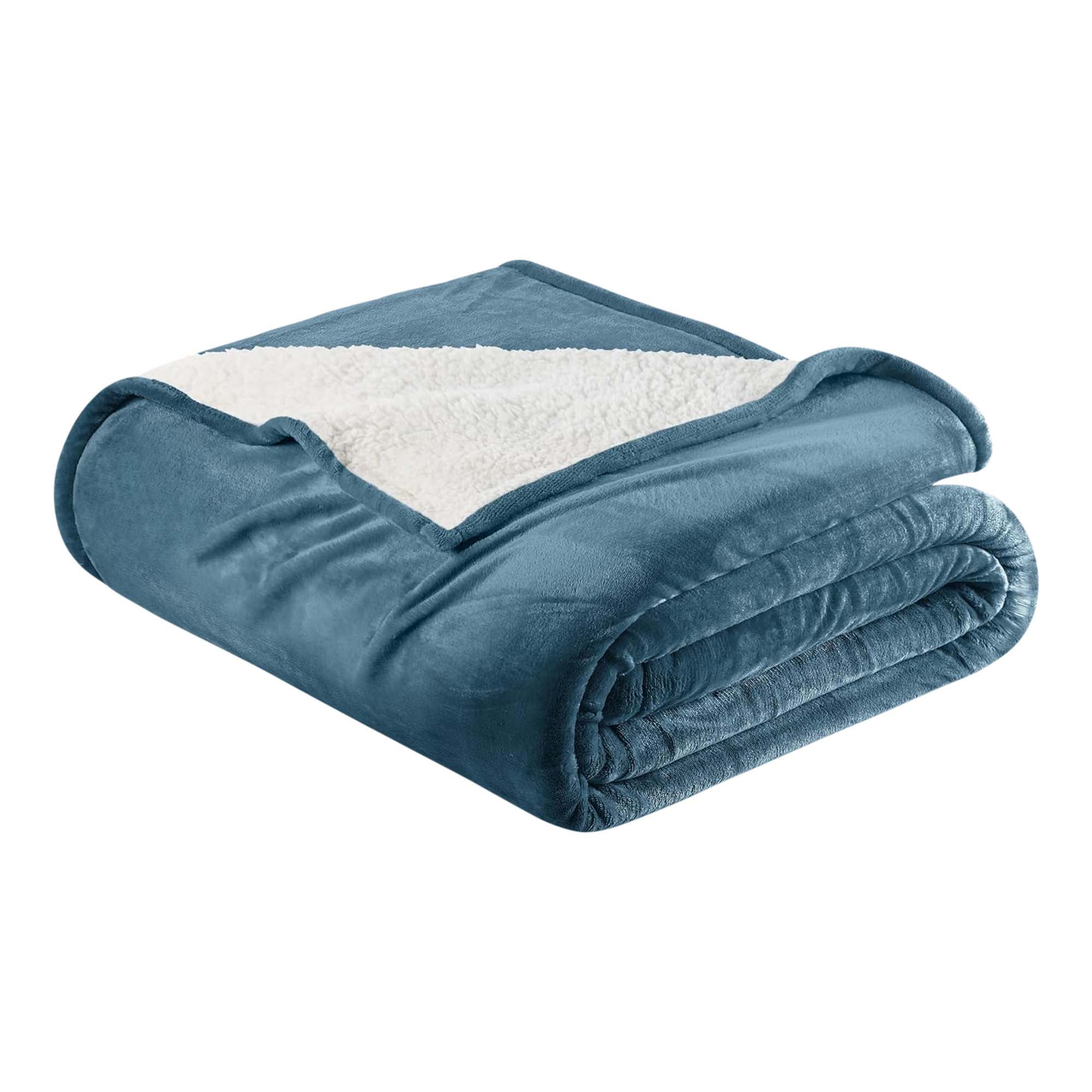 Velvet Plush Sherpa Bed Blanket - Sherpa Fleece Collection - Image 50