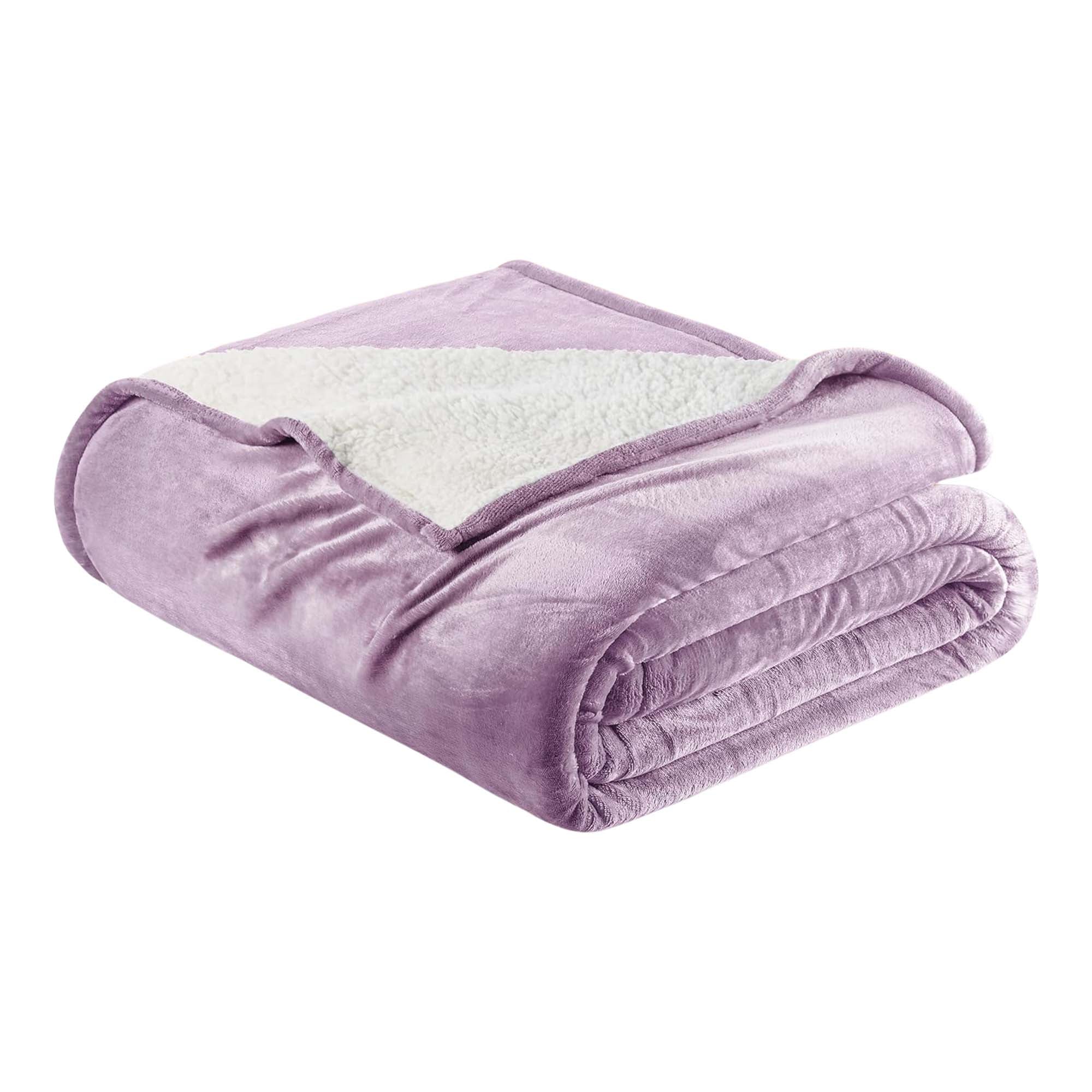 Velvet Plush Sherpa Bed Blanket - Sherpa Fleece Collection - Image 55