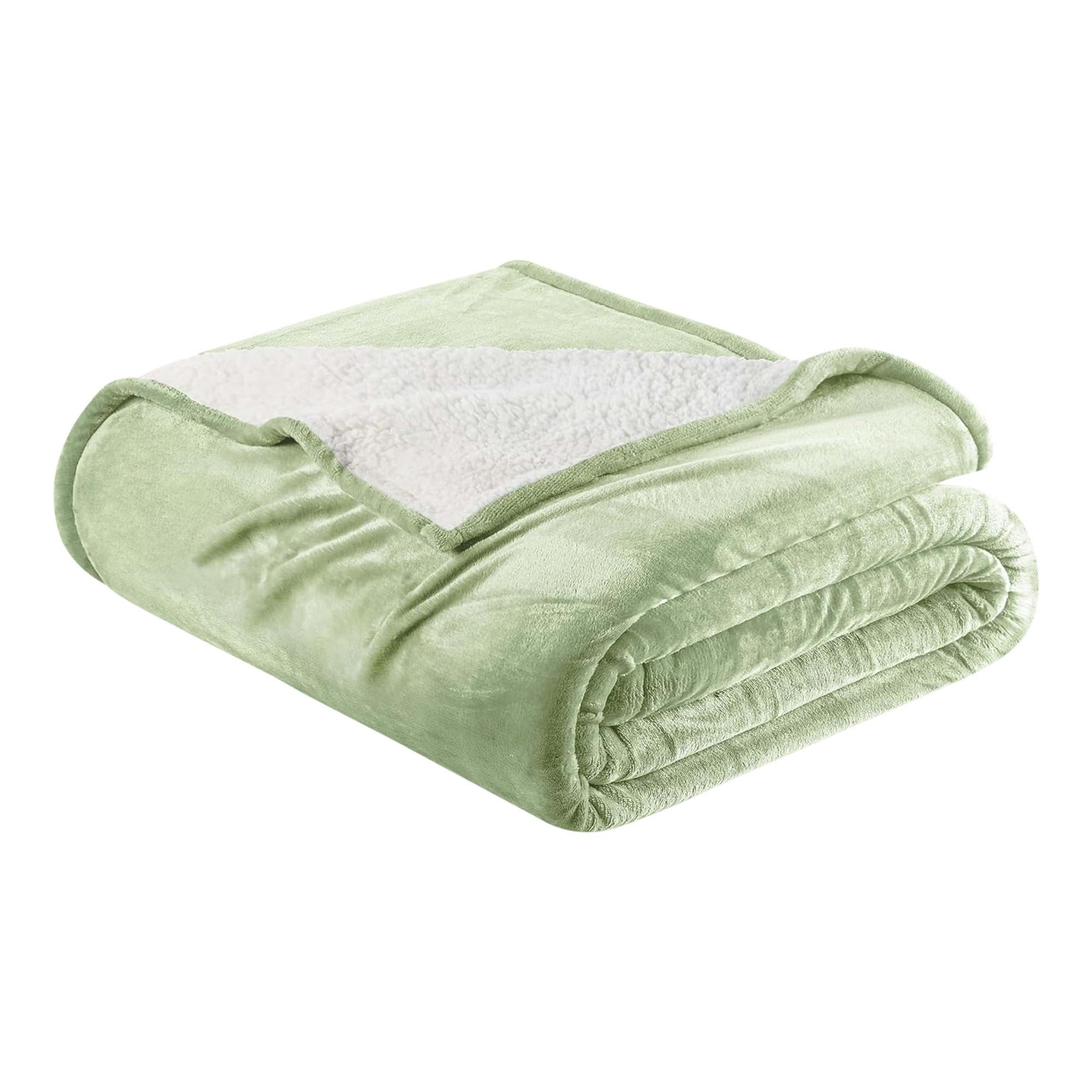 Velvet Plush Sherpa Bed Blanket - Sherpa Fleece Collection - Image 60