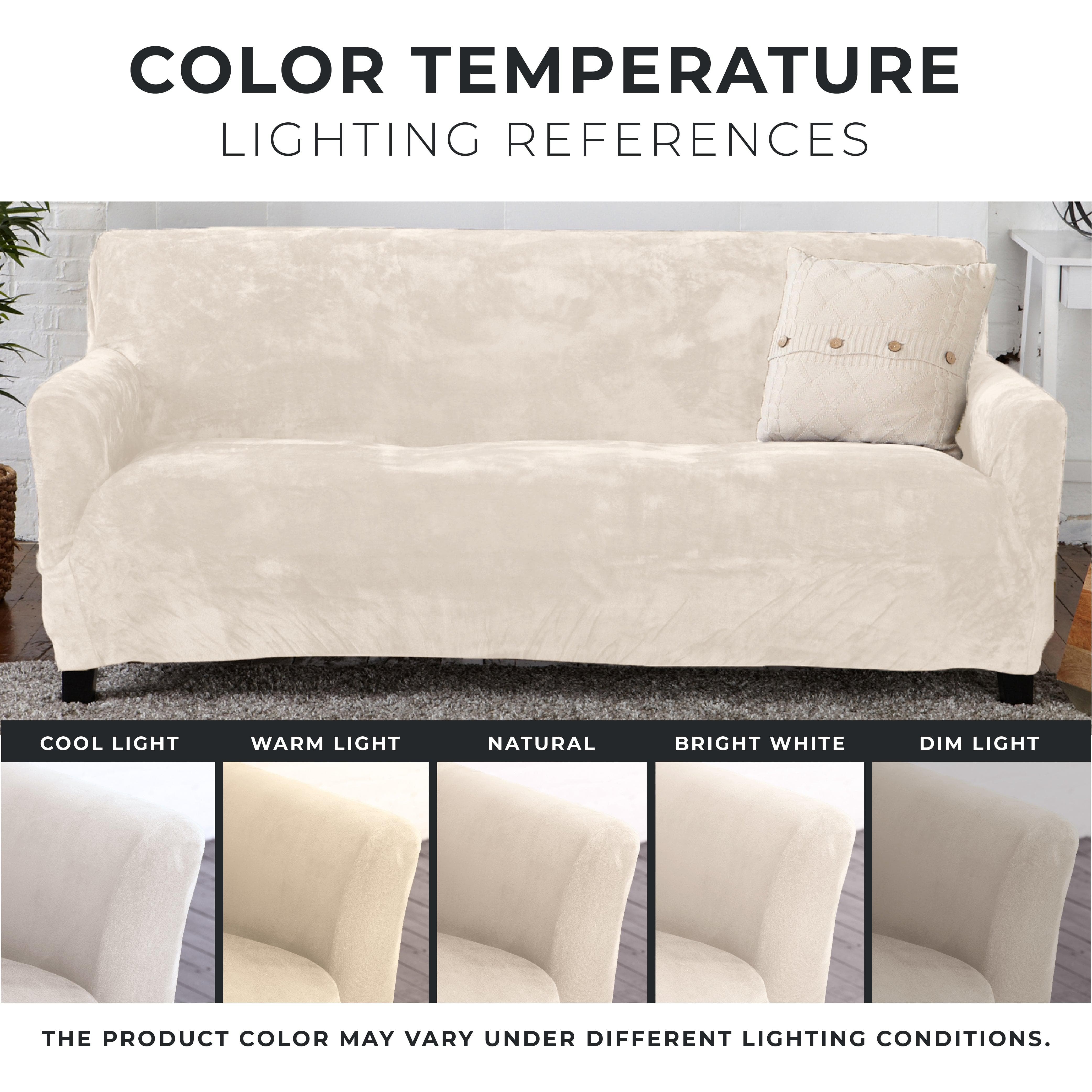 Velvet Stretch Slipcover - Gale Collection - Image 118