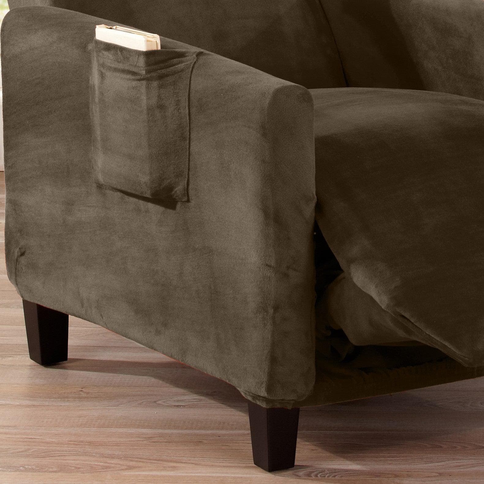 Velvet Stretch Slipcover - Gale Collection - Image 120