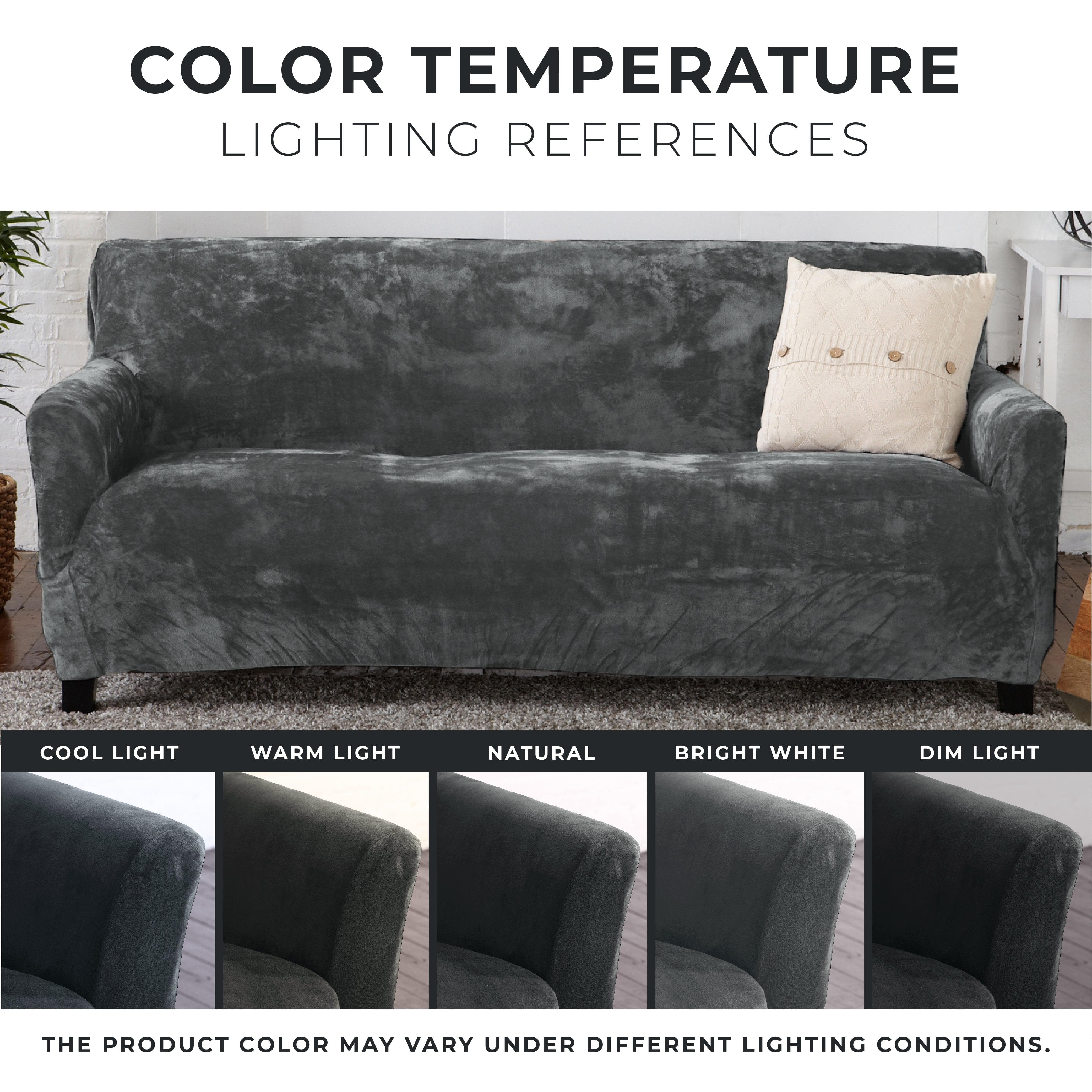 Velvet Stretch Slipcover - Gale Collection - Image 37