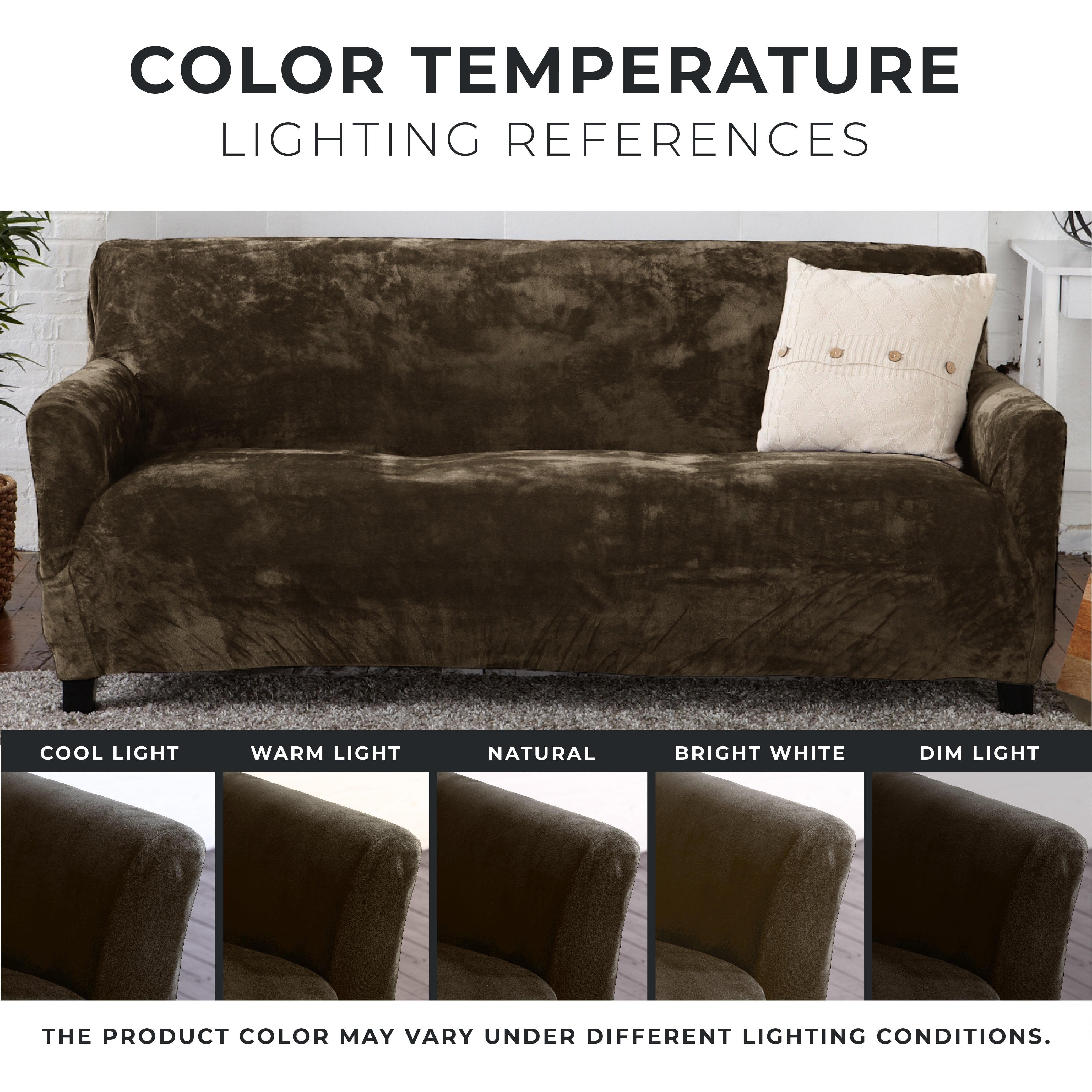 Velvet Stretch Slipcover - Gale Collection - Image 5