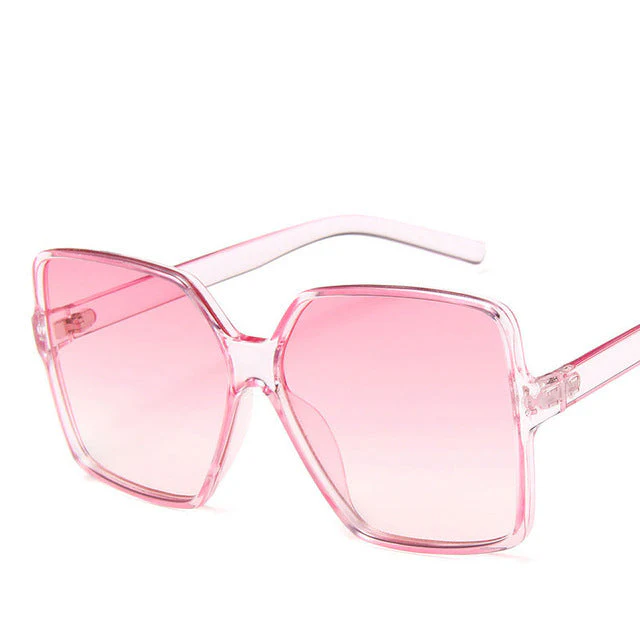 Vintage Big Frame Sunglasses – UV400 Fashion Shades - Image 2