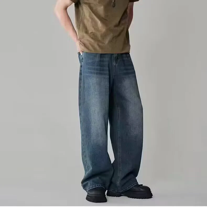 Vintage High-street Straight-leg Loose Wide-leg Jeans - Image 2