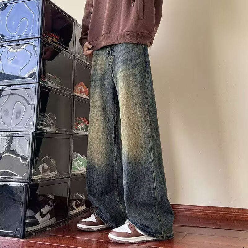 Vintage High-street Straight-leg Loose Wide-leg Jeans - Image 5