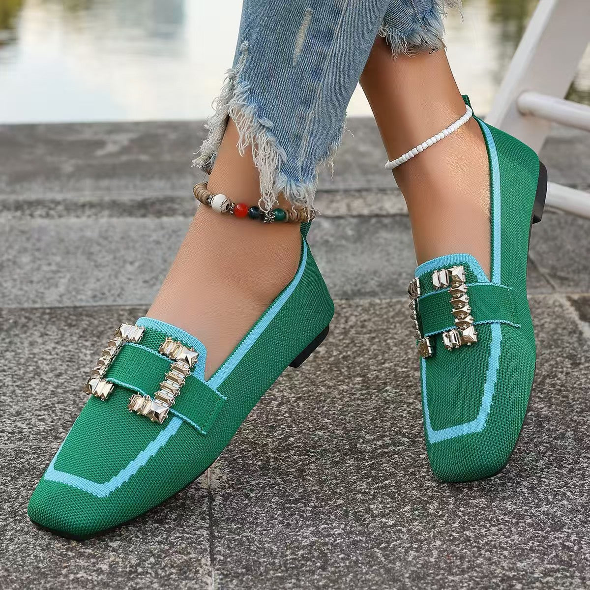 Vintage Suede Round-Toe Gommino Loafers — Women’s Driving Style - Image 6