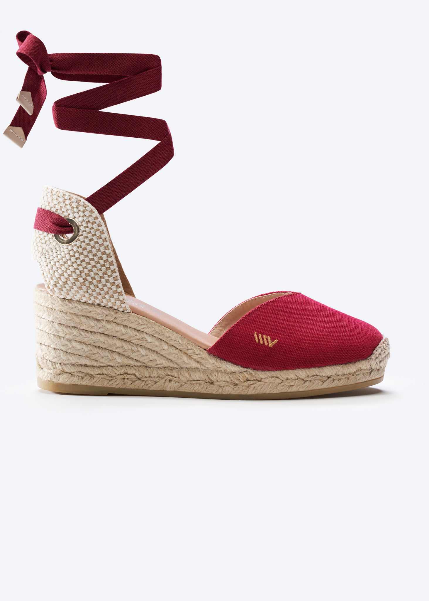 Viscata Gava Canvas Espadrille Wedges - Image 4