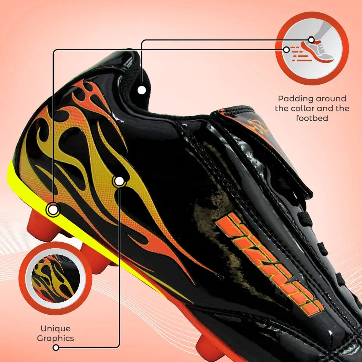 Vizari Soccer Youth Shoes - Image 3